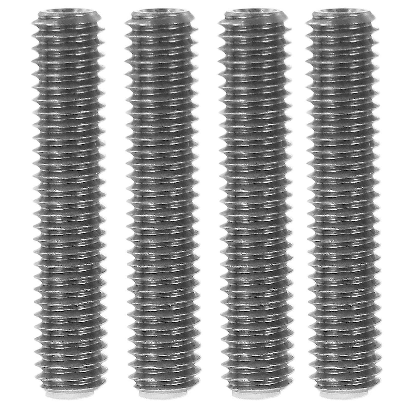 Needle Nozzle Precision 3d Printer Accessories Silver M6x30mm Efficient Printing 4Pcs