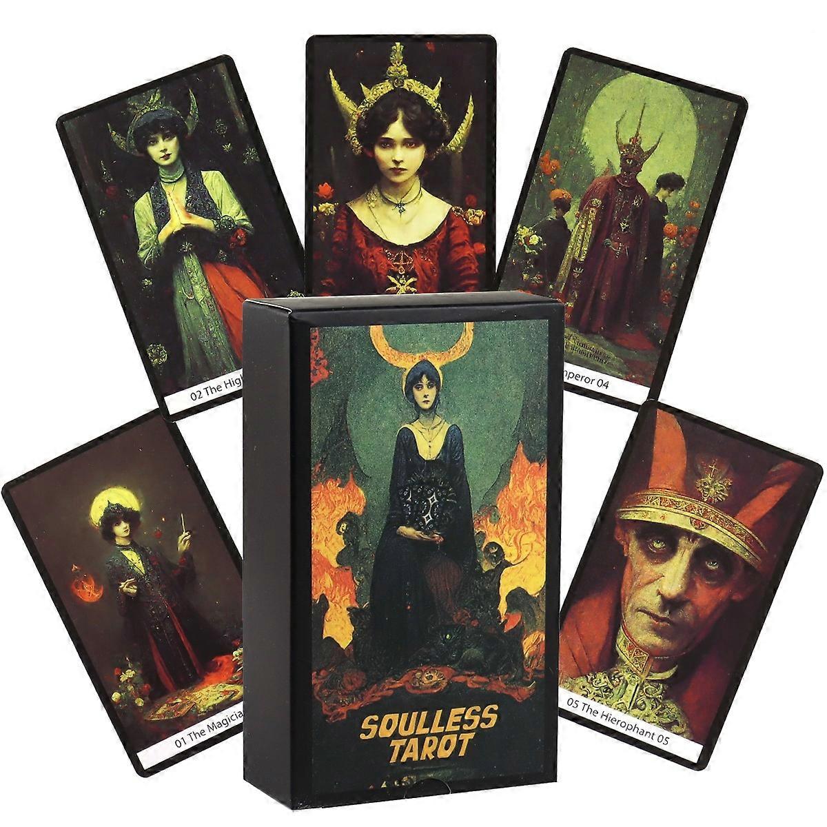 Soulless Tarot Deck: Dark Intuition Tarot Cards for Readings