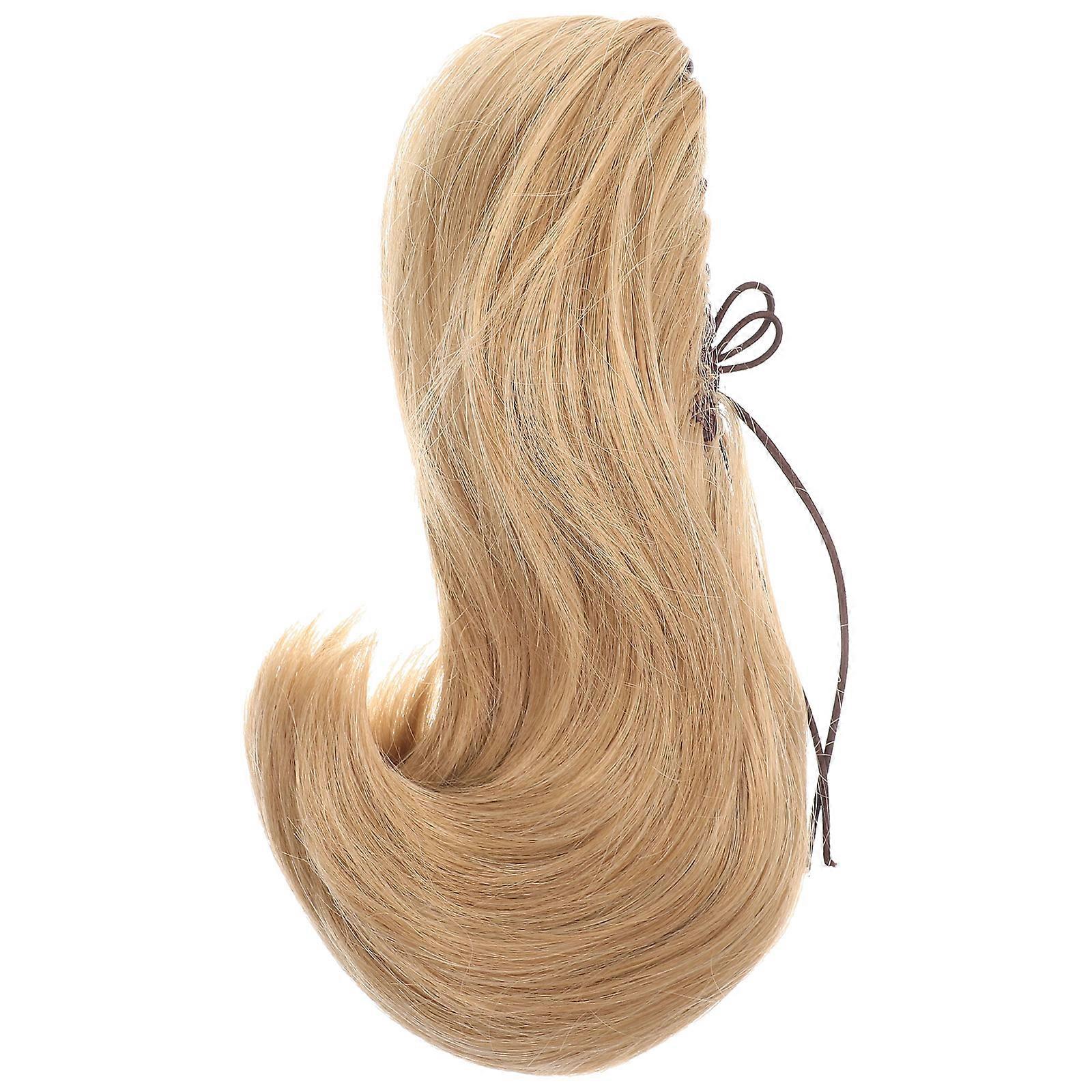 Curly Ponytail Wig Clip In Hair Extensions For Halloween And Carnival High Temperature Silk Material Styling 1Pack
