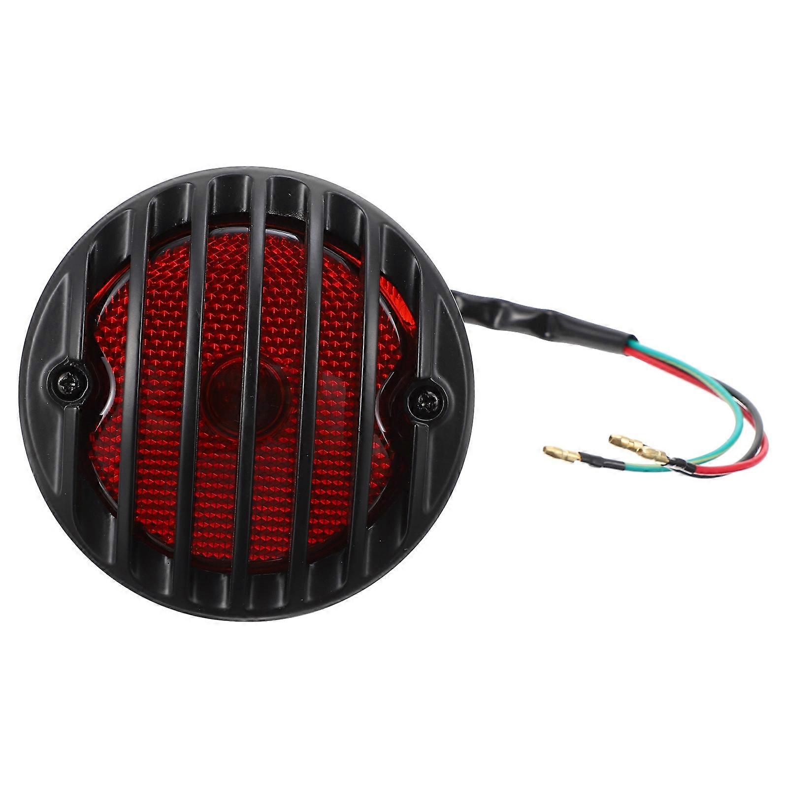 Practical Tail Light Motorcycle Signals Lights Round Iron Lighting 1Pc