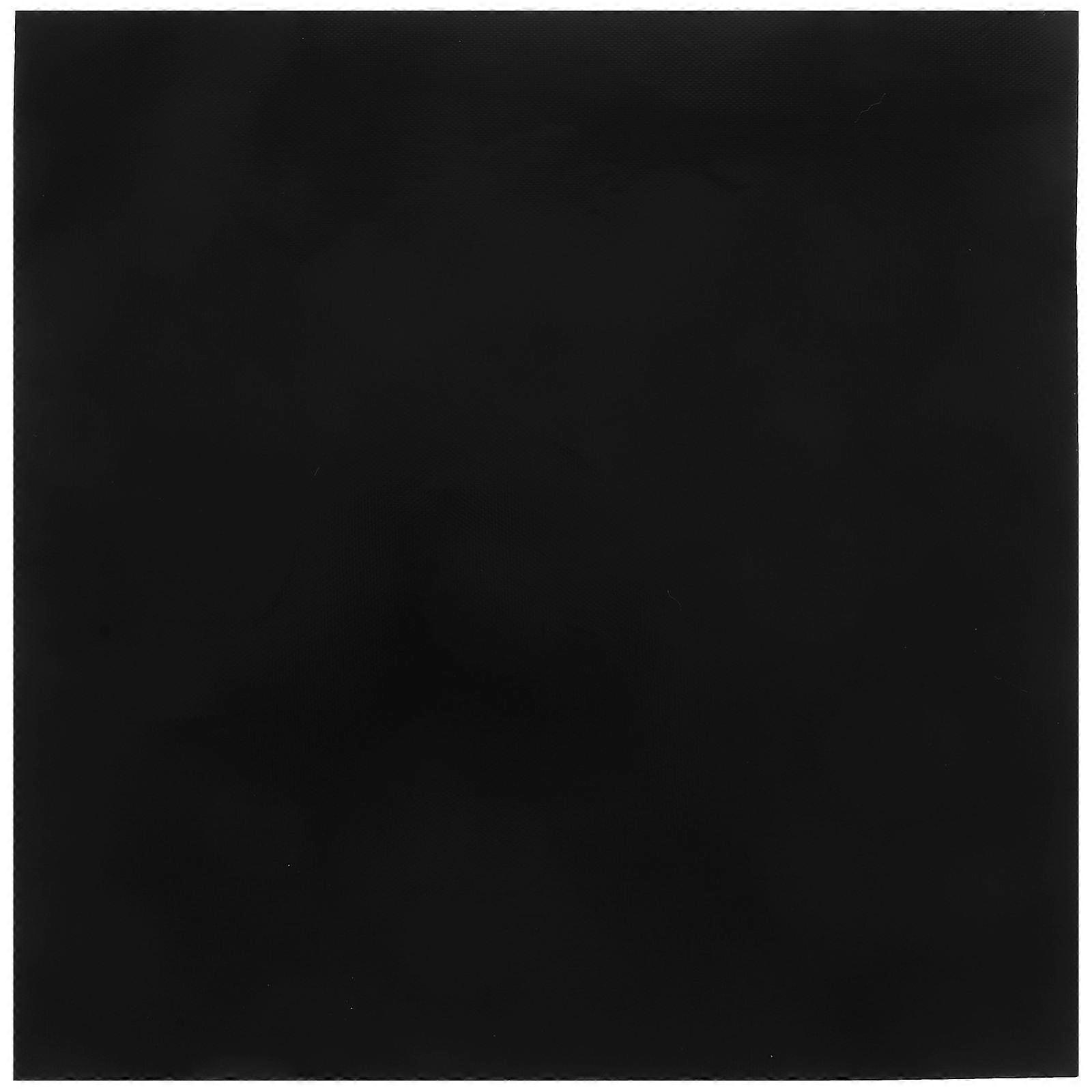 Protective Mat For Induction Cooktops Silicone Heat Resistant Mat Black 25X25CM Prevent Scratches 1Pack