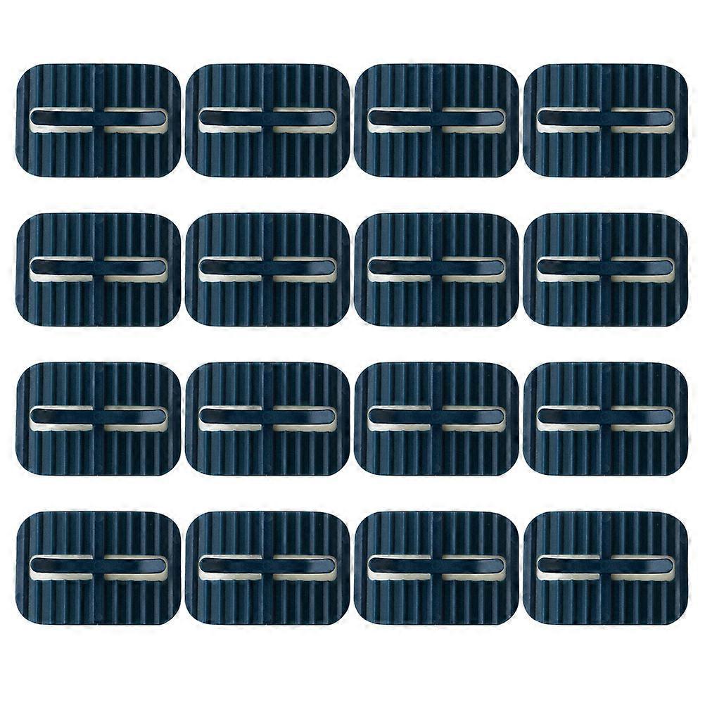 Blue Garbage Bag Clips Pack of 16 Sturdy and for Bins with PP Material Ideal for Home or
