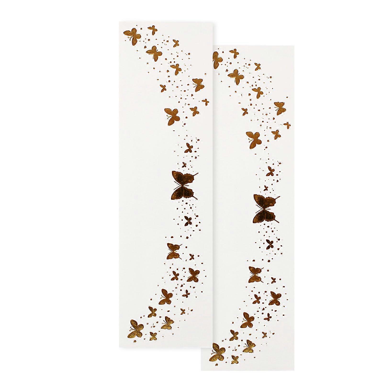 Waterproof Glitter Star and Butterfly Temporary Stickers for Parties and Stage Performances, Easy to Apply and Remove, 4 Inches