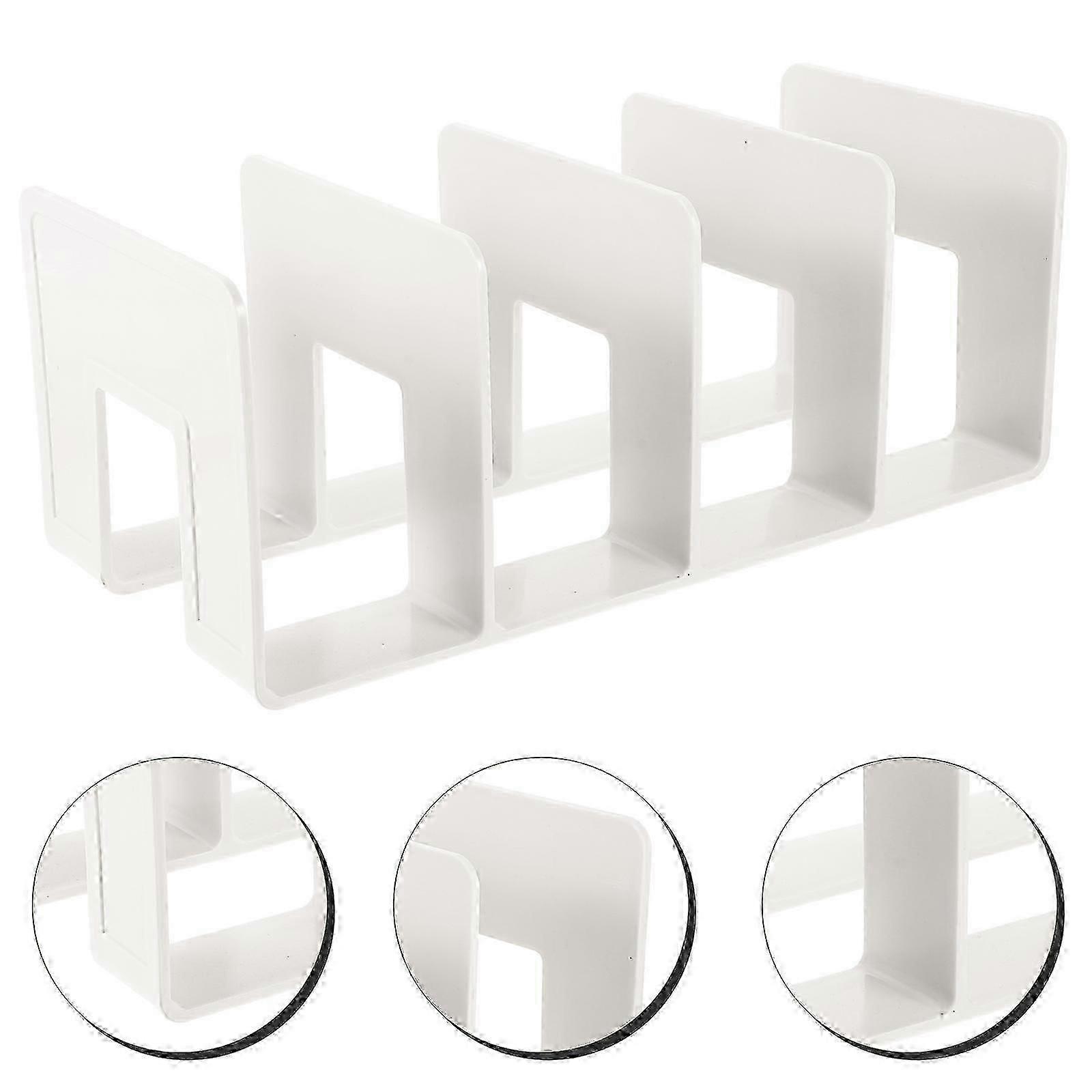 Multi-functional Office Desktop Management Bookend File Document Storage Rack Desktop Bookshelf