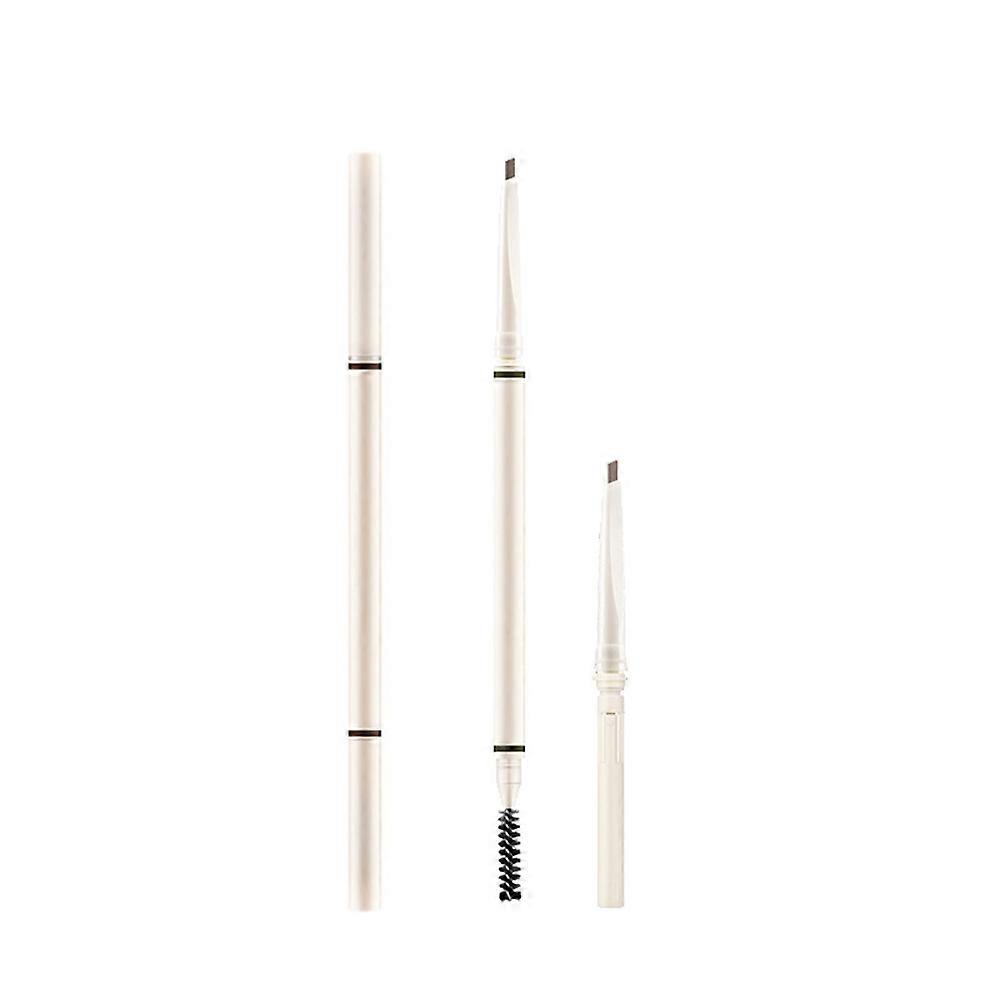 Double-Sided Long-Lasting Eyebrow Brush Waterproof Sweat-Proof Eyebrow Pencil (#1 Triangular Tip)