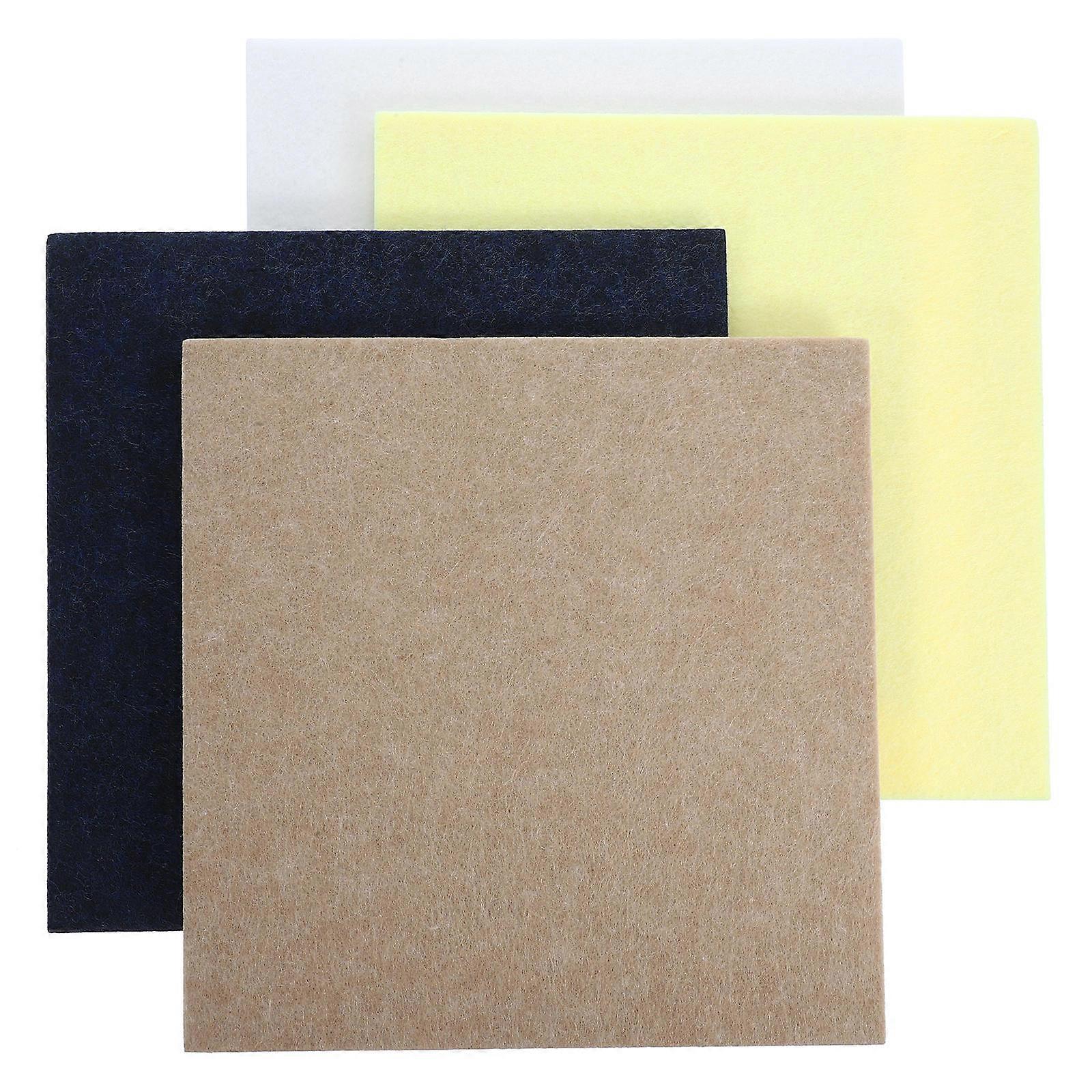 מרובע הרגיש לוח מודעות אריחים עיצוב הבית דבק עצמי 30.00X30.00X1.00 ס"מ 4 יחידות