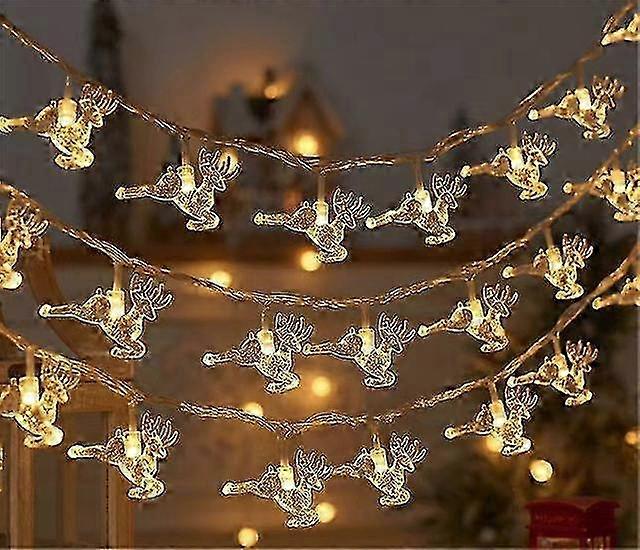 Tree Snowflake LED String Lights Decoration 2023 for Home Christmas Tree Decor New Year 2024