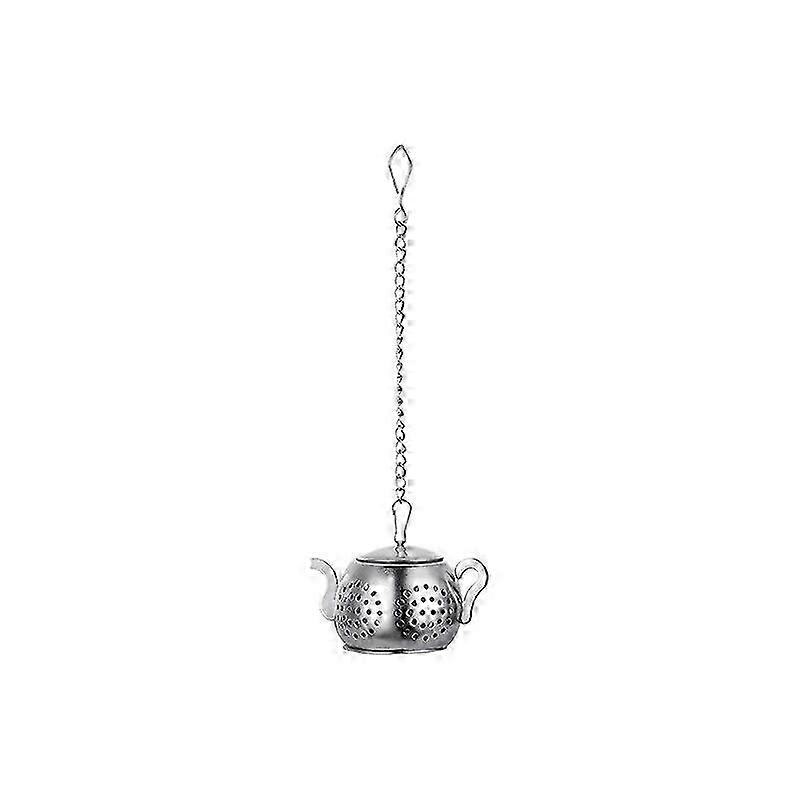 Creative Teapot-Shaped Tea Filter with 304 Stainless Steel Strainers