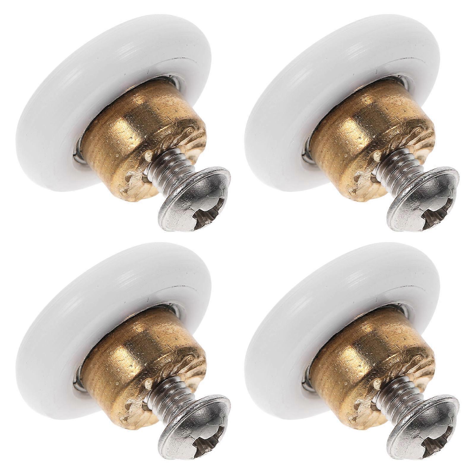 Roller And Bracket Sliding Shower Door Rollers Property Managers Versatile Application Multi Color 4Pcs