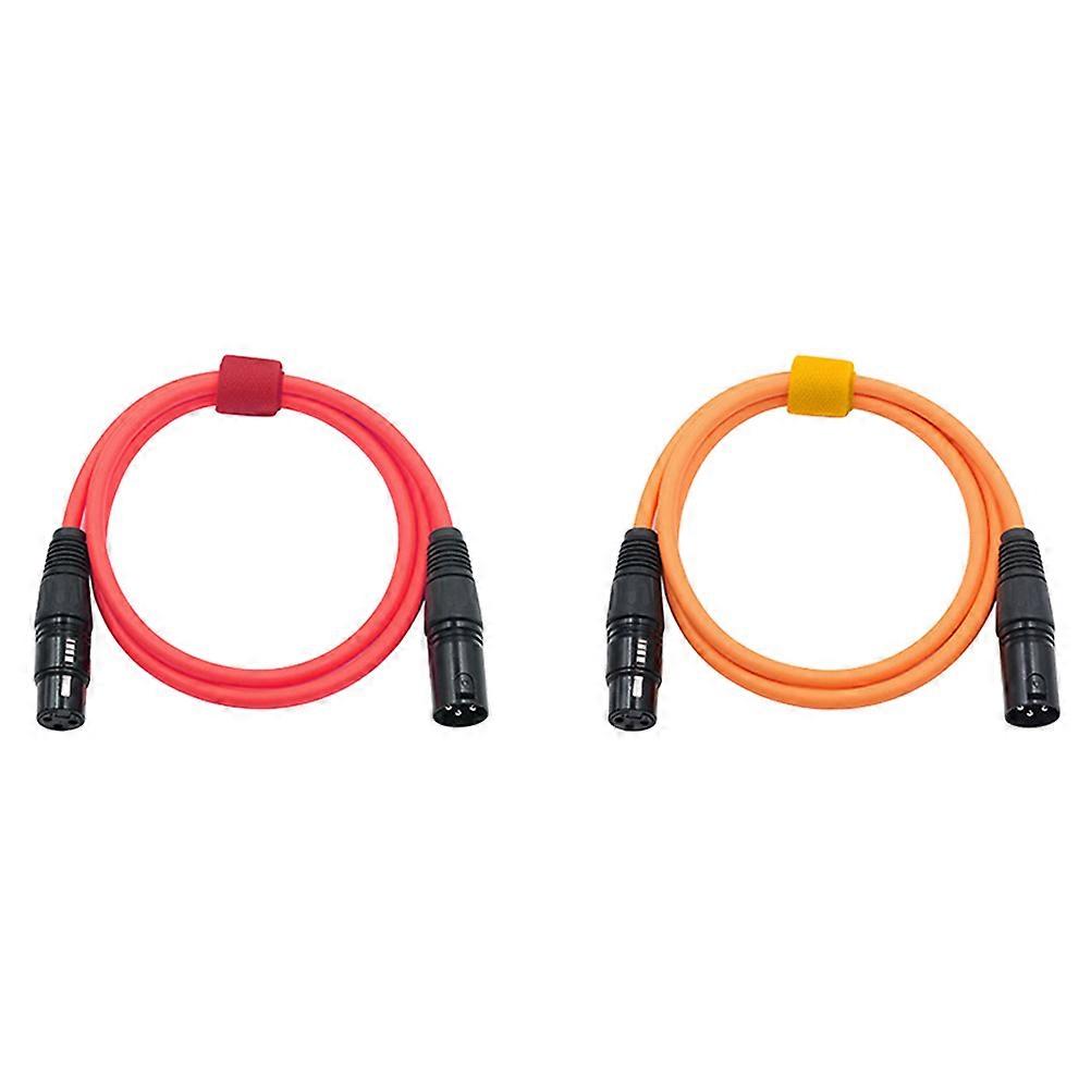 Dj Mixer Wire Dmx512 Microphone Cable Interference Reduction Copper Red 200cm 1Pack