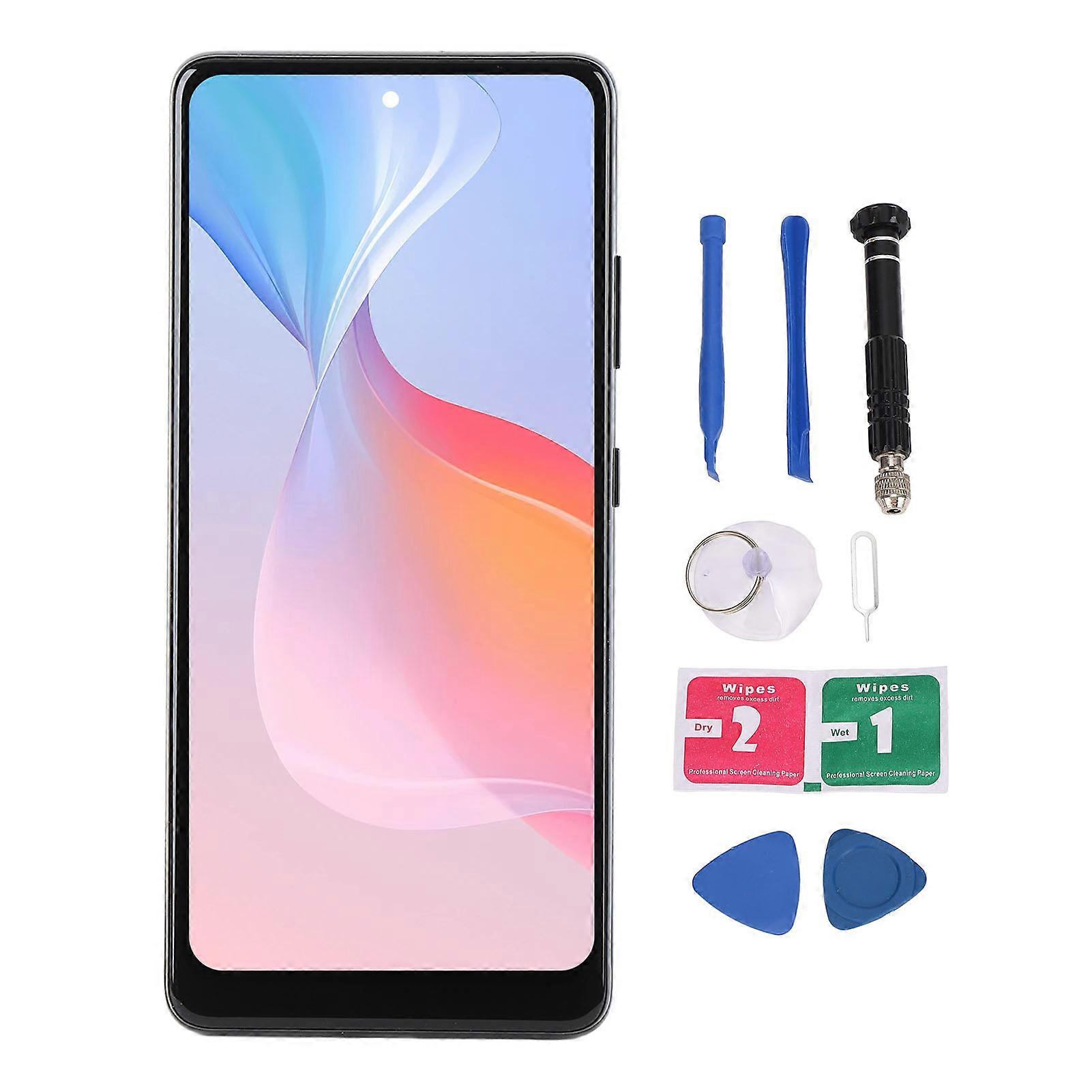 S21 Ultra Black TFT LCD Screen Replacement - Touch Digitizer, Frame, and Repair Tools