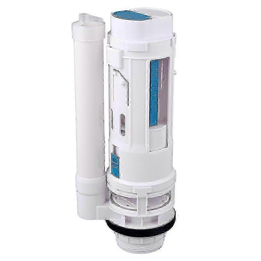 Water Tank Connected 2 Flush Fill Toilet Cistern Inlet Drain Button Repair Parts