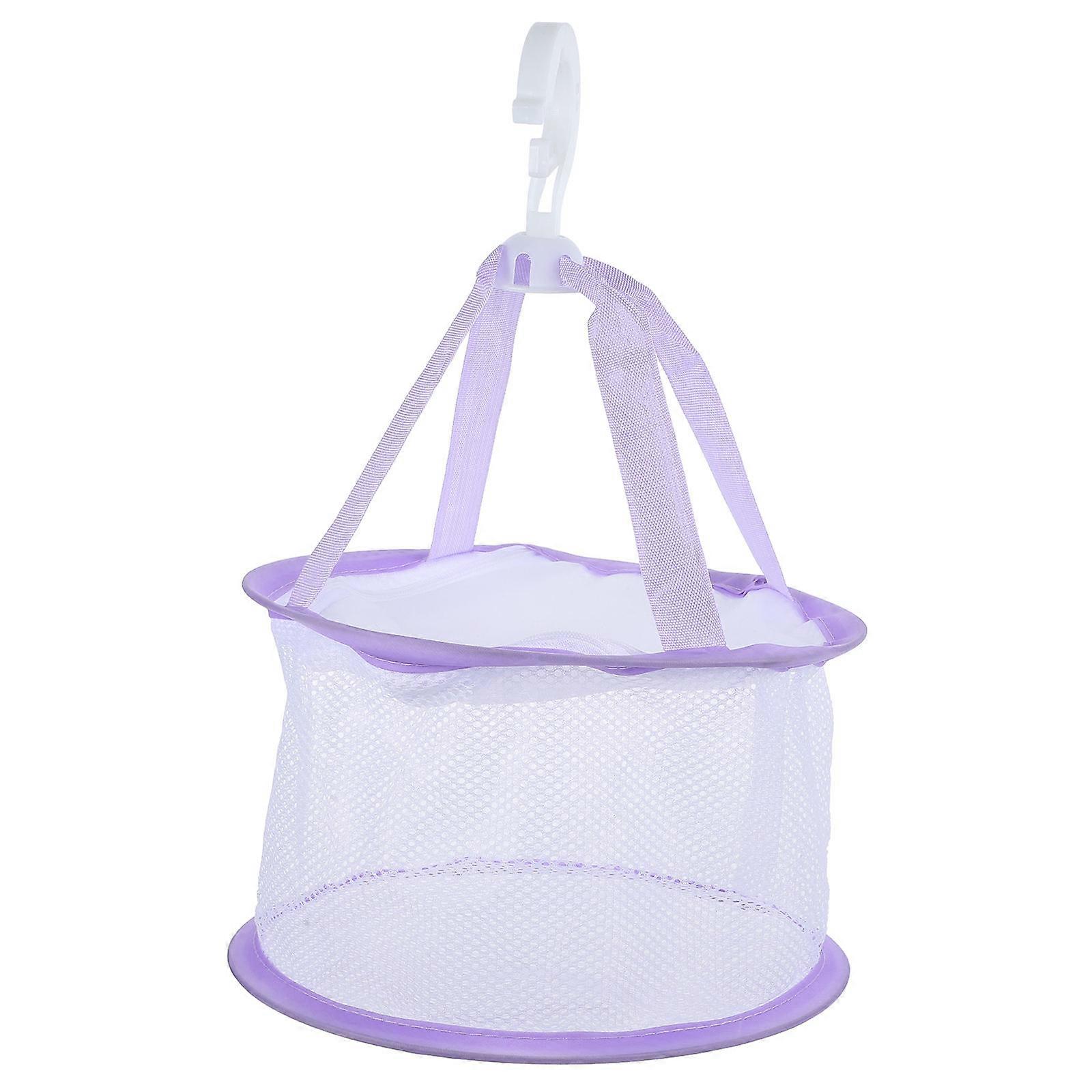 Cosmetics Drying Basket Hanging Type Makeup Sponge Drying Holder For Women Home Use 30.00X21.50X21.50CM Purple Drying 1Set