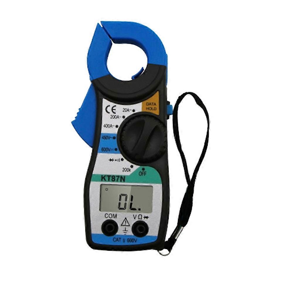 Digital Multimeter High Precision Mini Pincerlike Meter Blue For Electricians With Clamp Function 1Pack