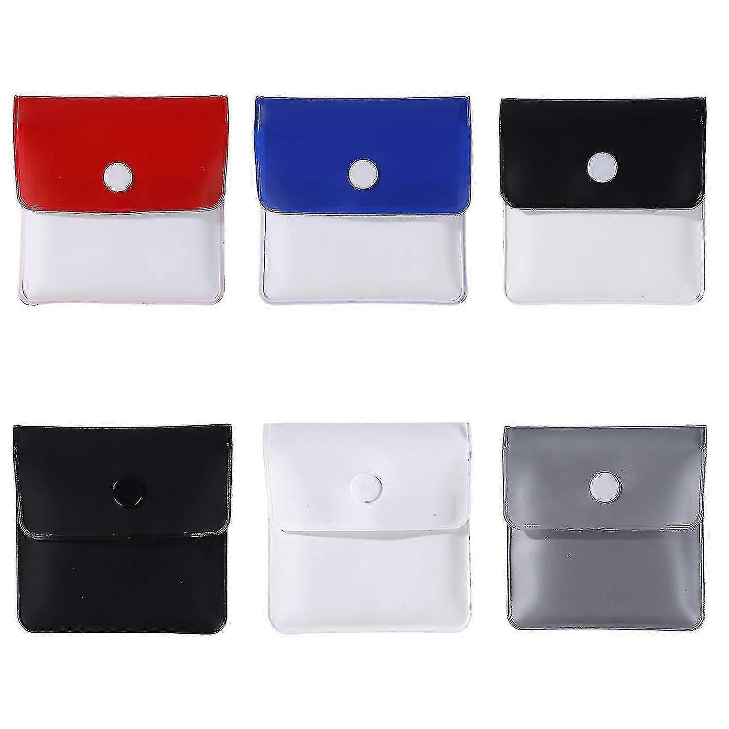 Portable Fireproof Odor-Proof Mini Ashtray for Outdoor Use - 6 Pack