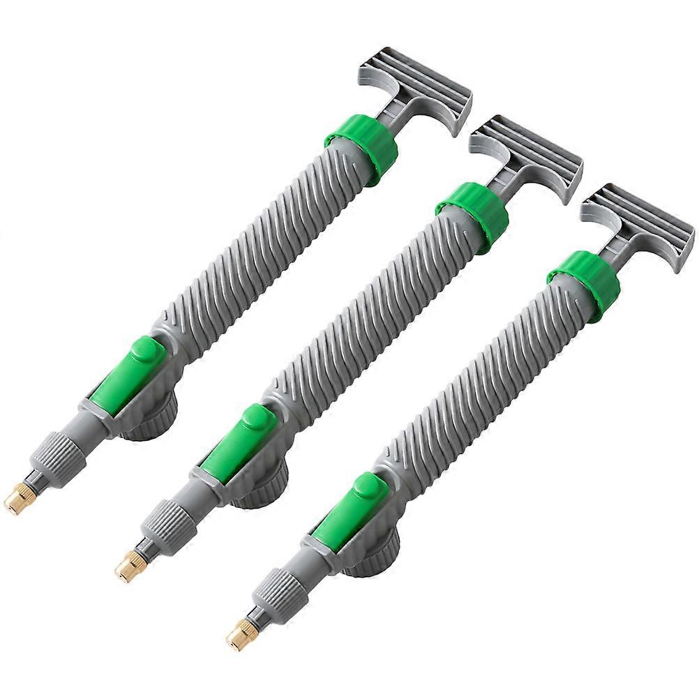 Beverage Bottle Shower Nozzles Plastic Spray Nozzles For Automotive Care Grey 29*5.5cm Cleaning 3Pcs/Set