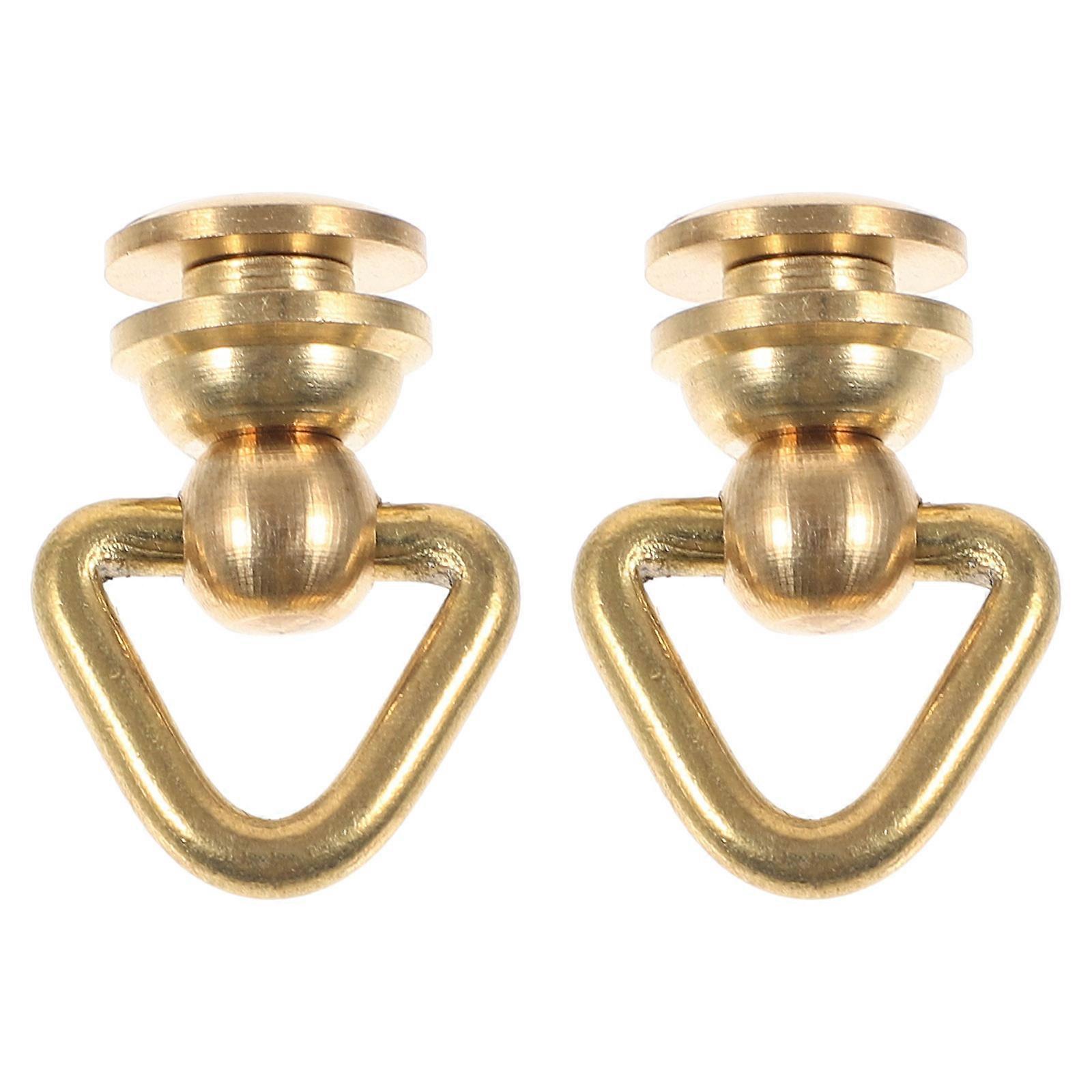 Handbag Hardware Triangle Ring Buckle Diy Projects Artisans 2Pcs