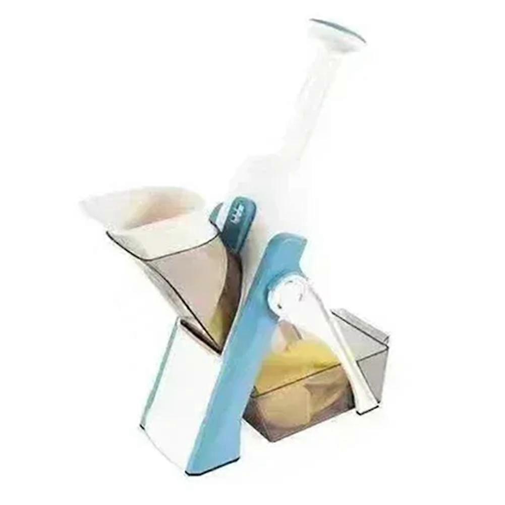 Manual Slicer Multifunction Adjustable Vegetable Food Chopper and Potato Grinder Veggie Chopper Kitchen Tools Blue