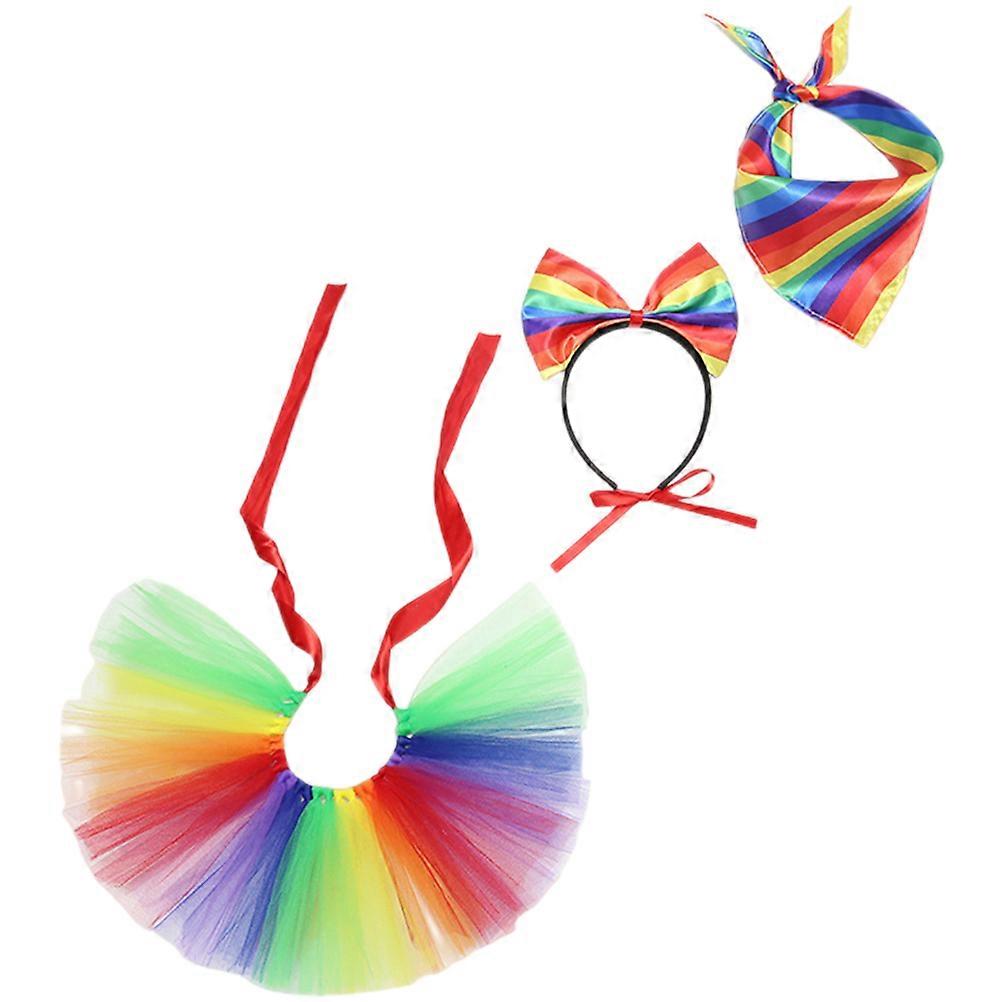 It sounds like you're describing a **Pet Dog Month Costume** that includes several colorful accessories—perfect for celebrating ** Month** with your