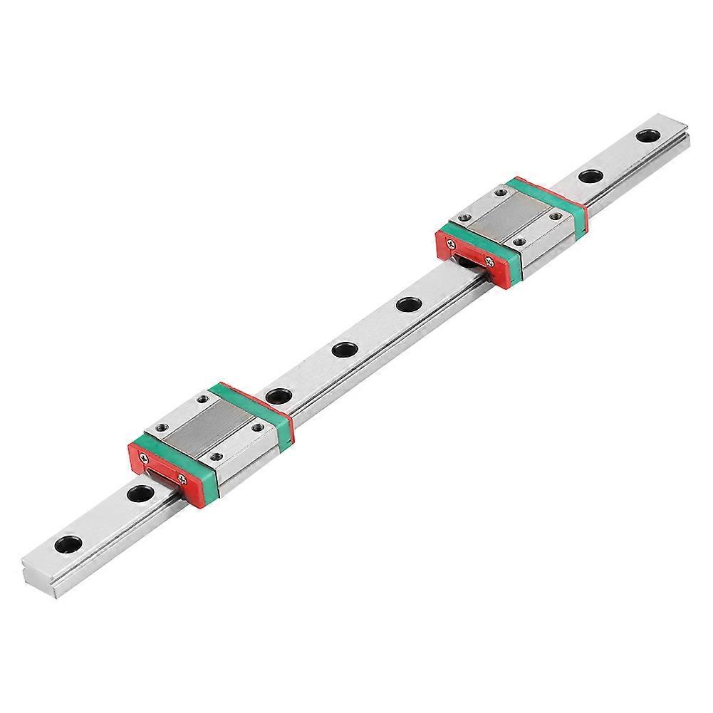 1pc 250mm MGN12 Miniature Linear Rail Guide Rail 12mm Width 2pcs MGN12B Slide Blocks