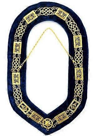 Grand Lodge - Chain Collar - Gold/silver On Blue + Free Case