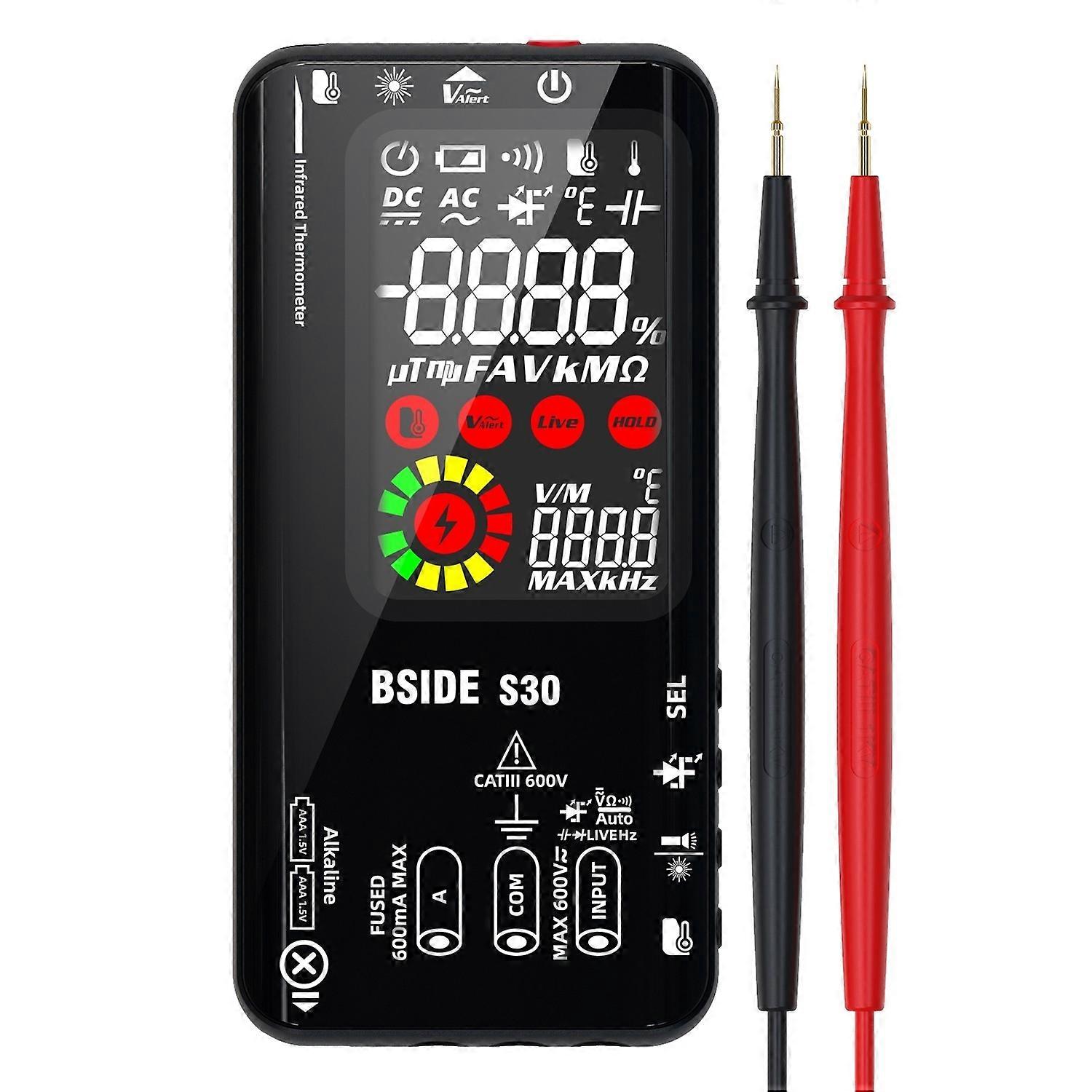 BSIDE S30 Smart Temperature Measurement Multimeter S30 (Black)