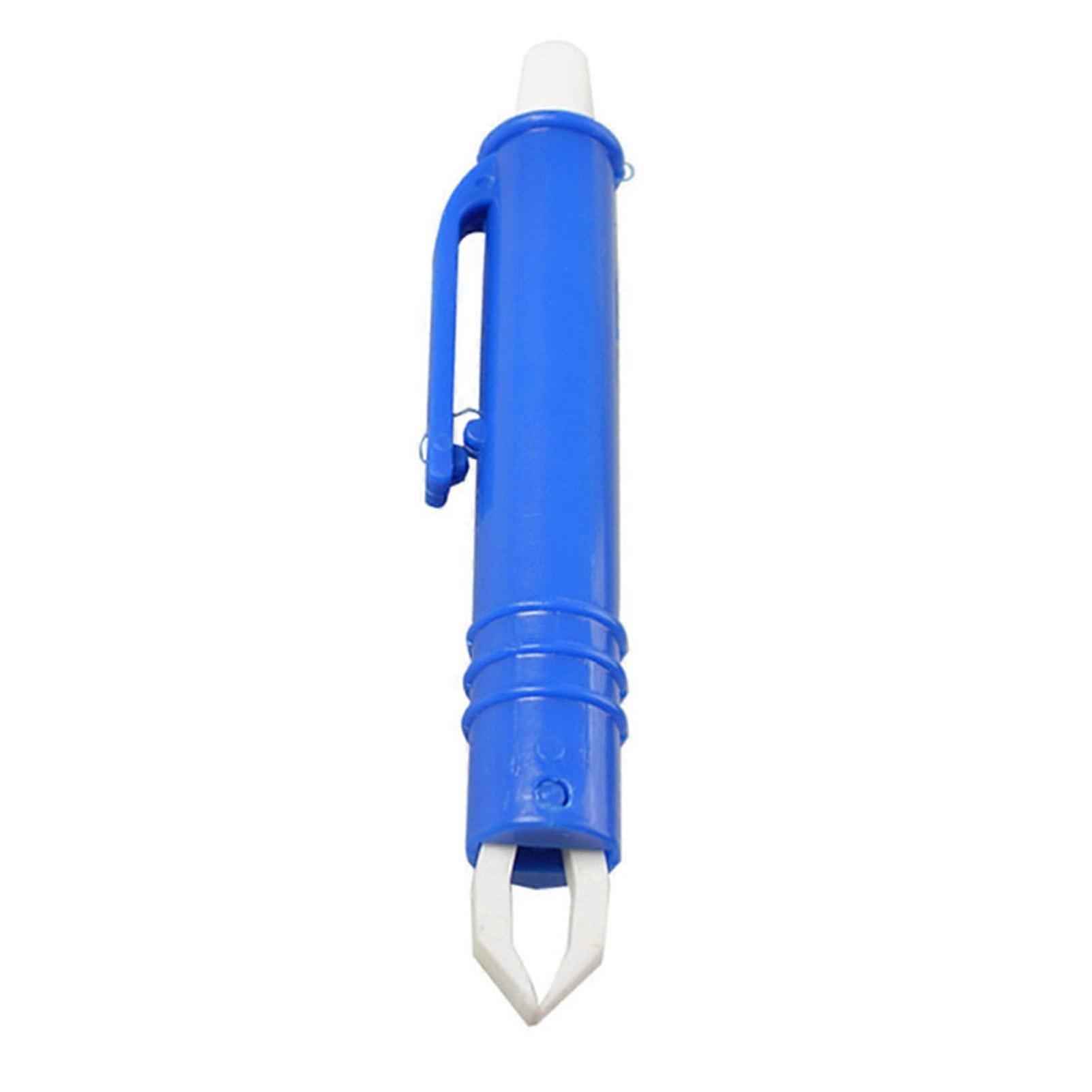 Tick Clip Easy-Use Tick Remover, Compact Plastic Tick Removal Tool With Hook, Blue, For Puppies