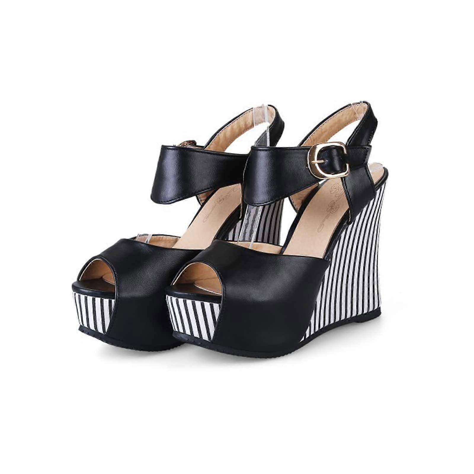 Women Fashion Boots Wedge Sandals 11cm High Heel Thick Bottom