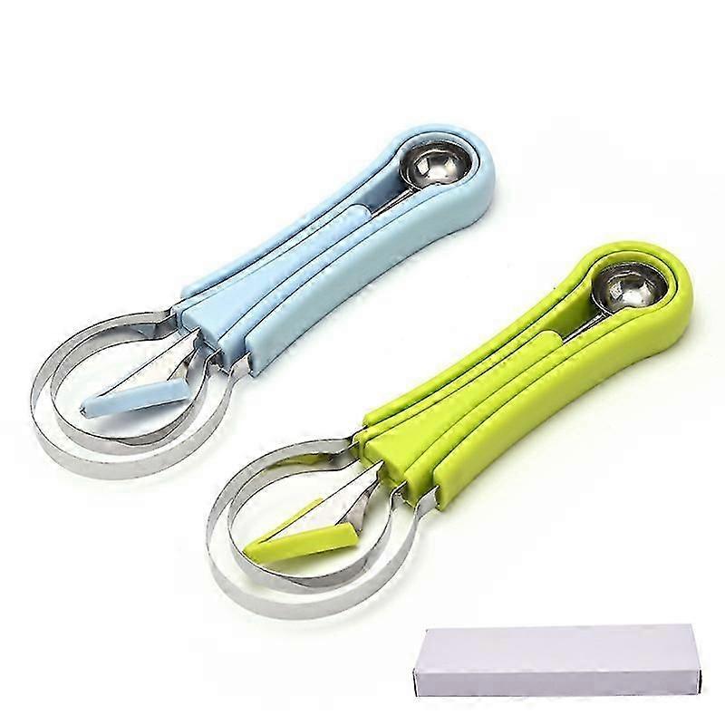 2PCS Stainless Steel Fruit Carving Tool