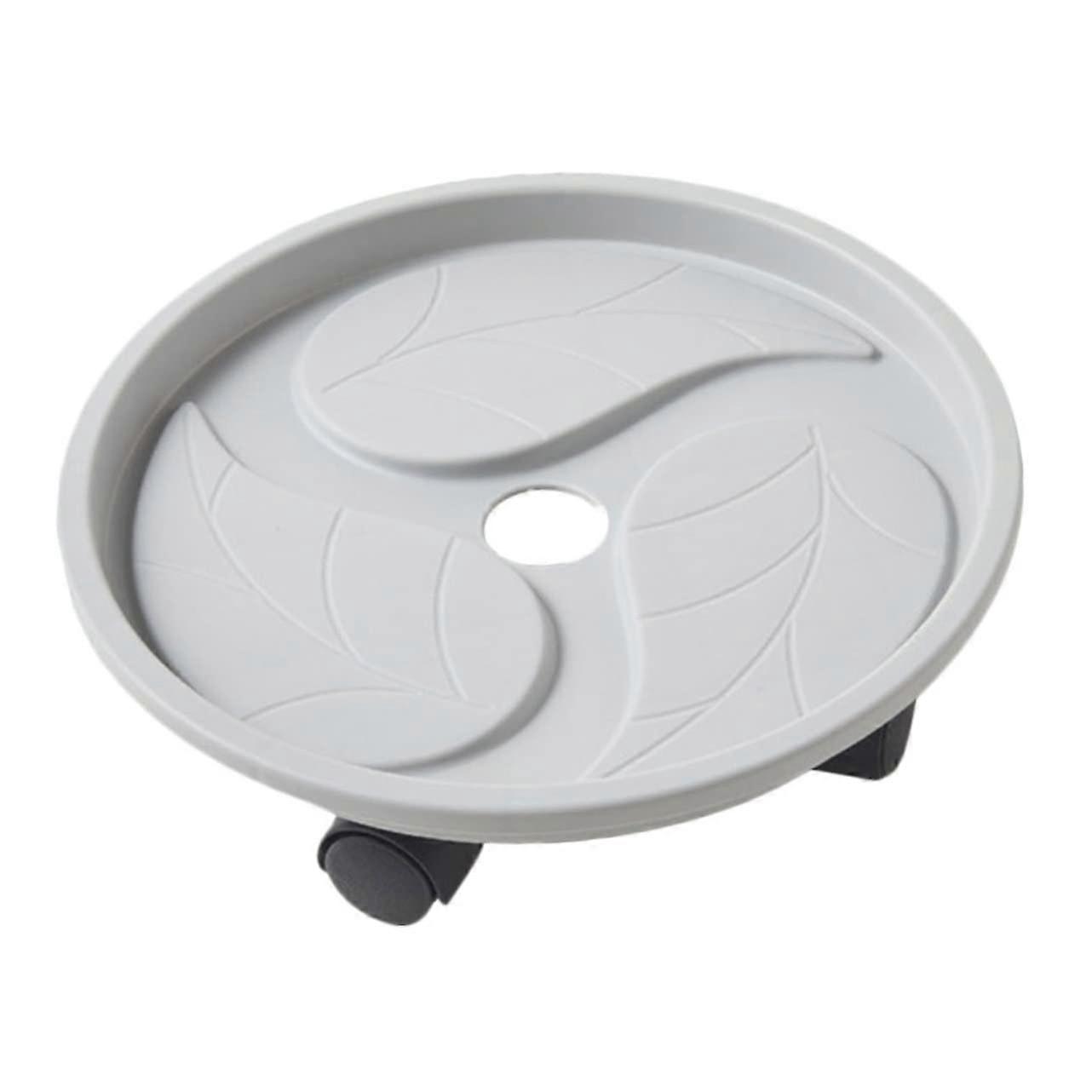 1 piece Round Plant Roller with Stable Flower Pot Thick for Indoor and Outdoor Use Easy to Assemble