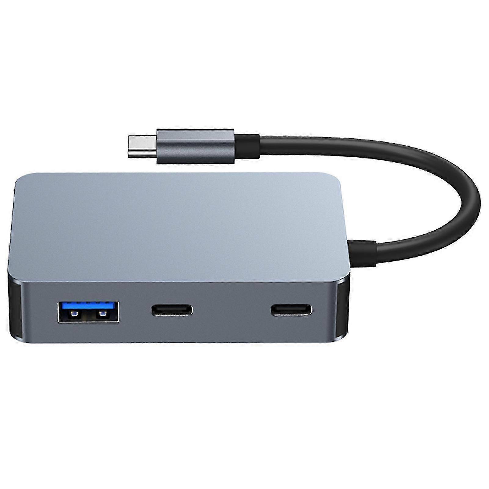 USB 3.0 Hub Typ C Multi Splitter Adapter 3 USB Port PD100W 5-in-1 Dockingstation für Windows für MacBook Pro für Mac OS für AndrGrey SZRH A-B