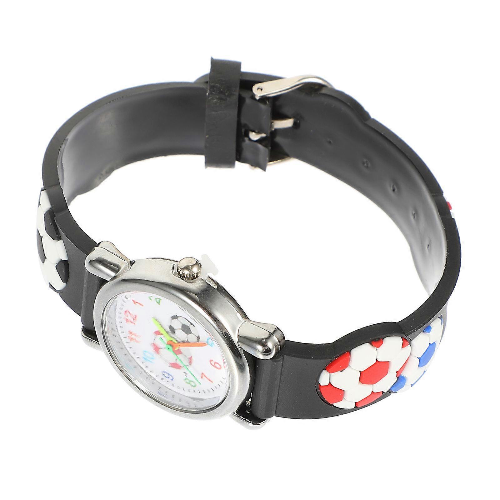 Cartoon Soccer Ball Watch for Durable & Stylish Boys' Daily Wear – Great Birthday Young Enthusiasts