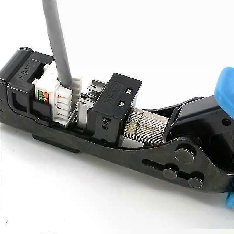 Network Module Wire Cutter RJ45 Module Frame Wire Cutter Tool Termination Fit For 4-Pair UTP Jacks(Yellow)