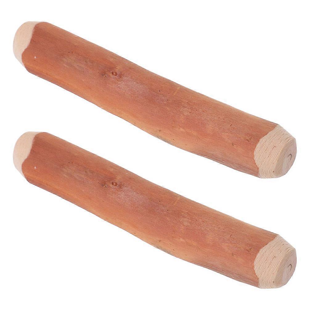 Natural Coffee Wood Dog Chew Stick Safe Durable Chew Toy for Puppies and Dogs Supports Dental Health 7.5 Inches