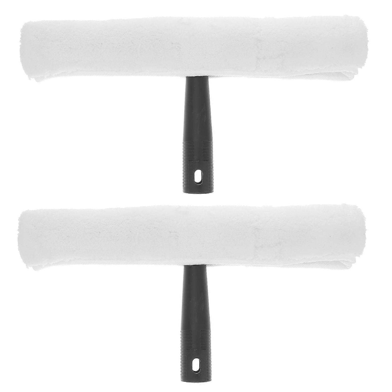 Shower Screen Wiper Window Glass Squeegee Household Item Bathroom Mirror Car Window 2Sets