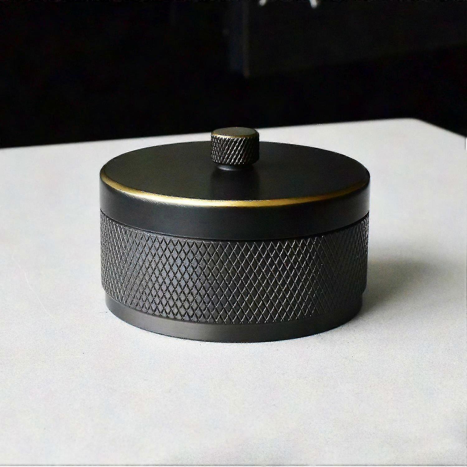 Savuton Tuhkakuppi Kannella - Ulkokäyttöön tarkoitettu metallinen tupakantumppisäiliö terassille ja puutarhaan