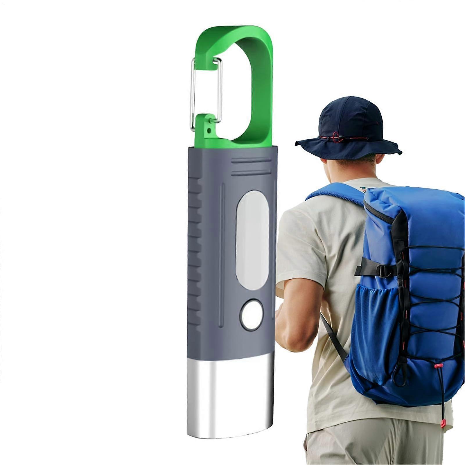 Keyring Torch Waterproof Rechargeable Torches Small Light Weatherproof Device Bright Light for Bag Tent Power Failure Hiking Garden Patio Work Use