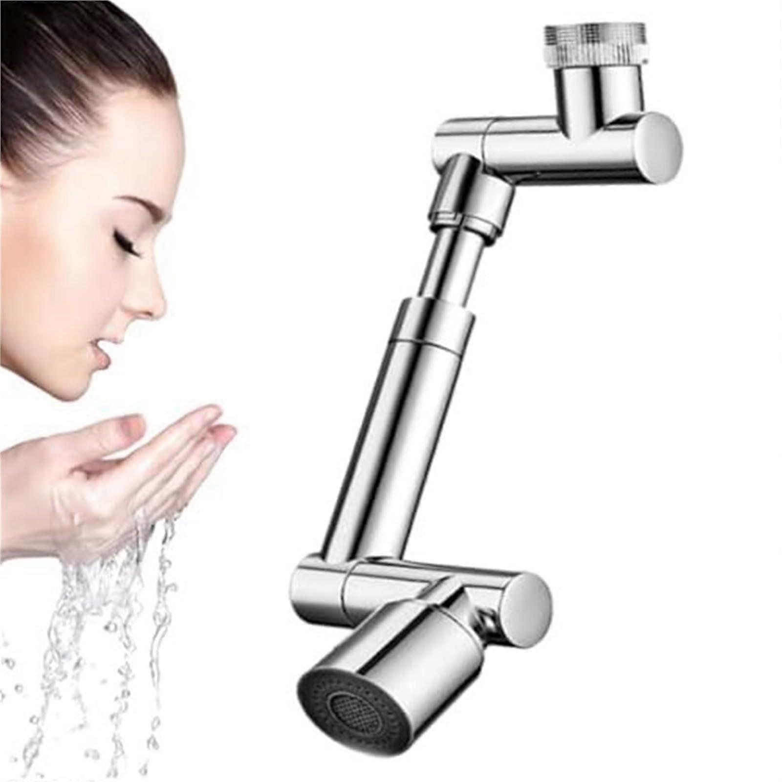 360° Rotating Robot Arm Tap Universal Adjustable Design for Kitchen Sink, Bathroom Sink (1 Piece) 1pcs