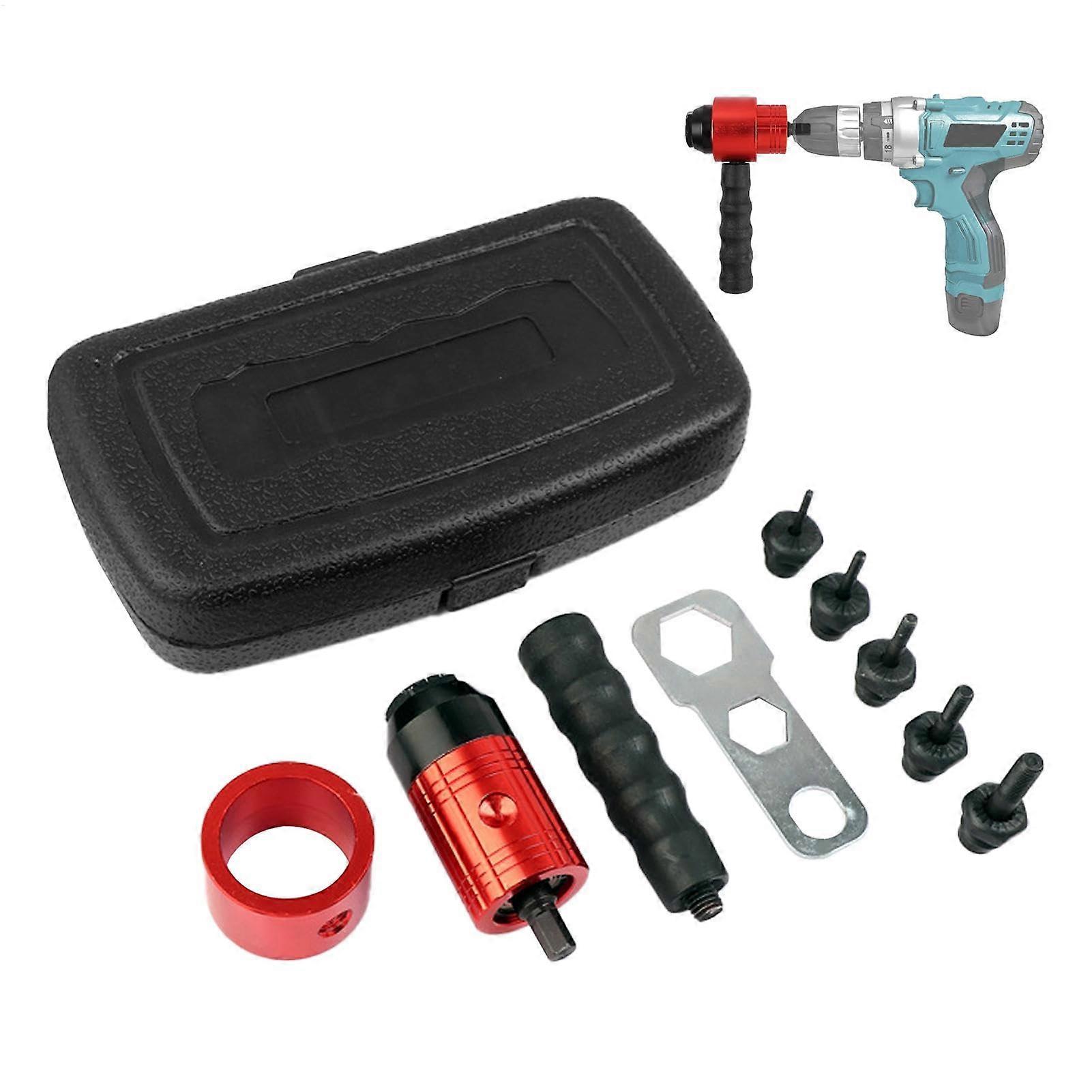 Automatic rivet gun adapter Electric rivet nut applicator Efficient rivet fixing Hand tool Installation nut Rivets Drill bit