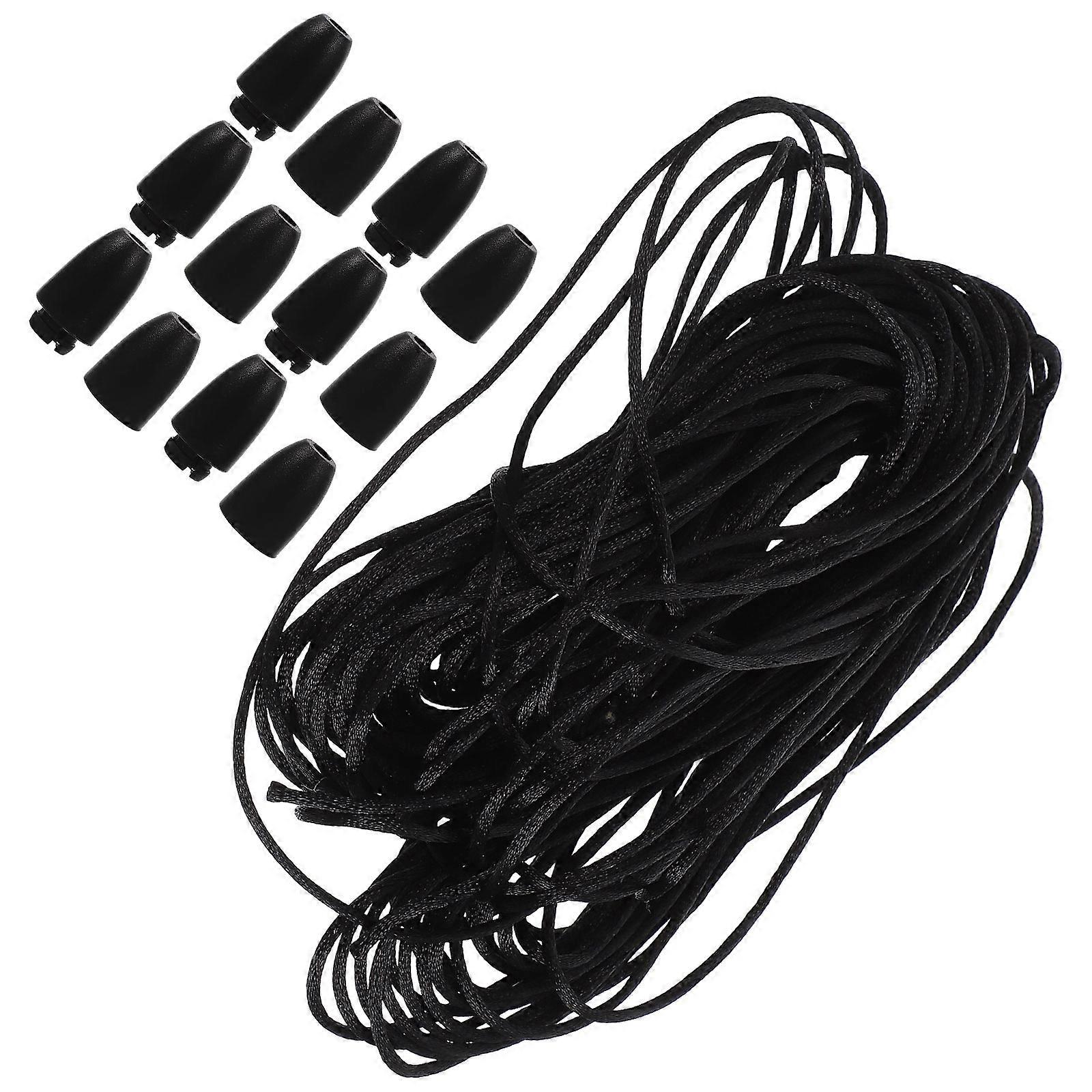 Black Nylon Craft Rope for Connecting with Buckle Simple Practical for DIY Projects