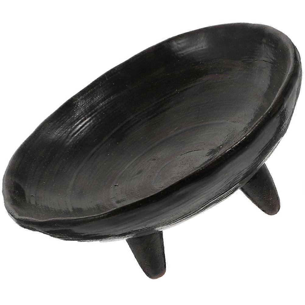 Ceramic Fruit Serving Tray Footed Fruit Tray Dessert Display Stand High Base Snacks Tray
