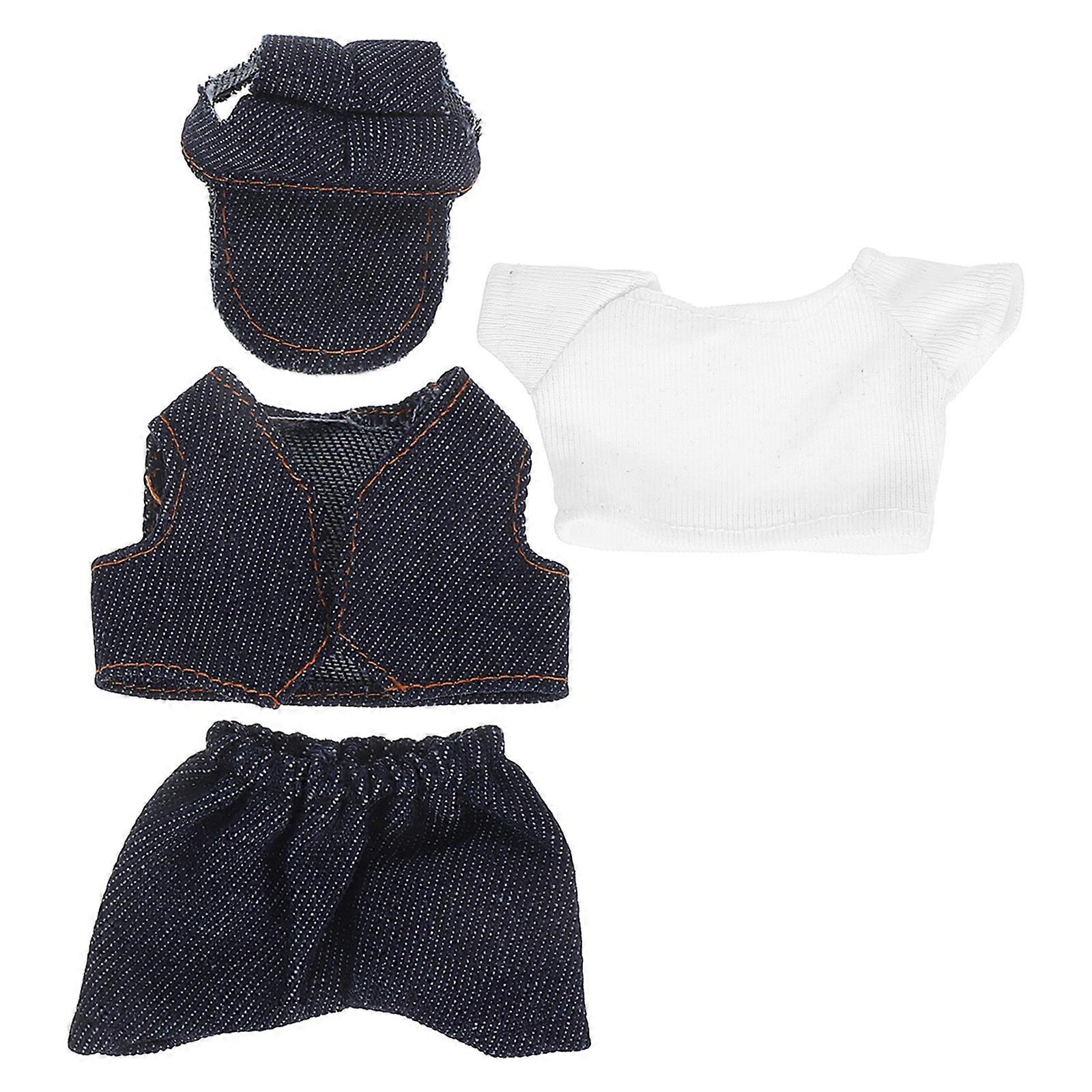 Cute Doll Clothes Summer Coat For Baby Dolls Fine Motor Skill Development Soft Safe Fabrics 1Set