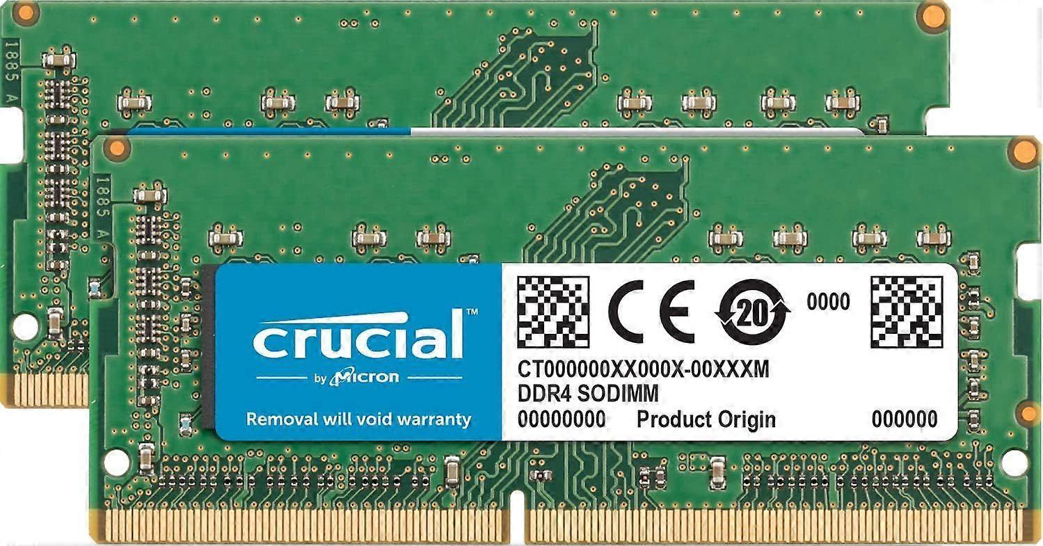 2025 Newest Model Crucial 32GB Kit (16GBx2) DDR4 2666 MT/s (PC4-21300) DR x8