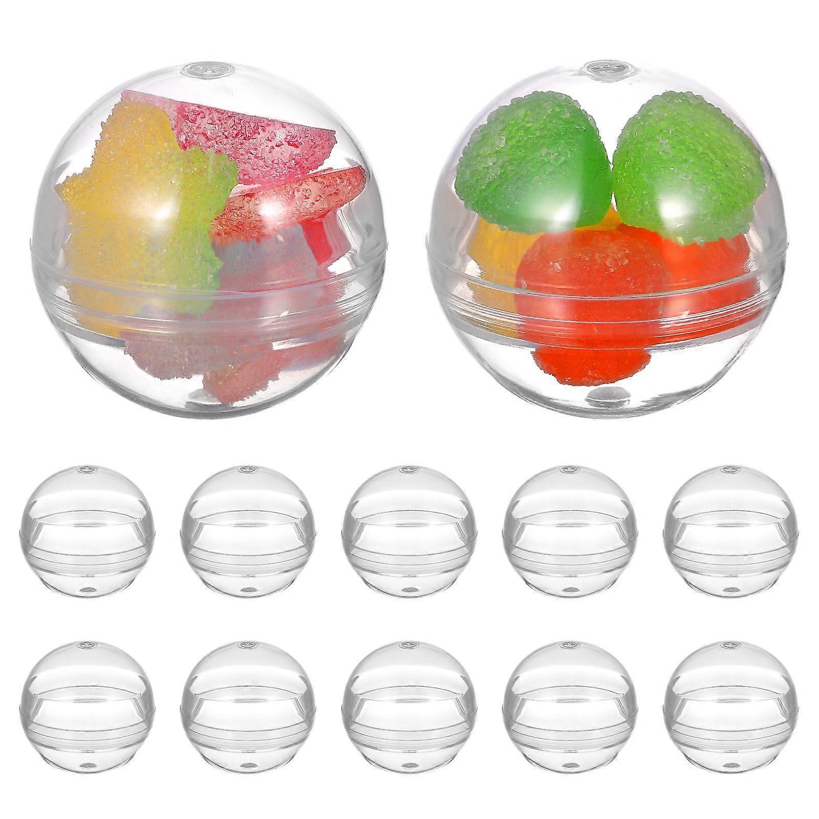 50pcs Capsule Vending Machine Round 28mm Vending Machine Capsules Bulk Clear Container Empty Clear Balls Toys For Surprise Prize Parties Favor
