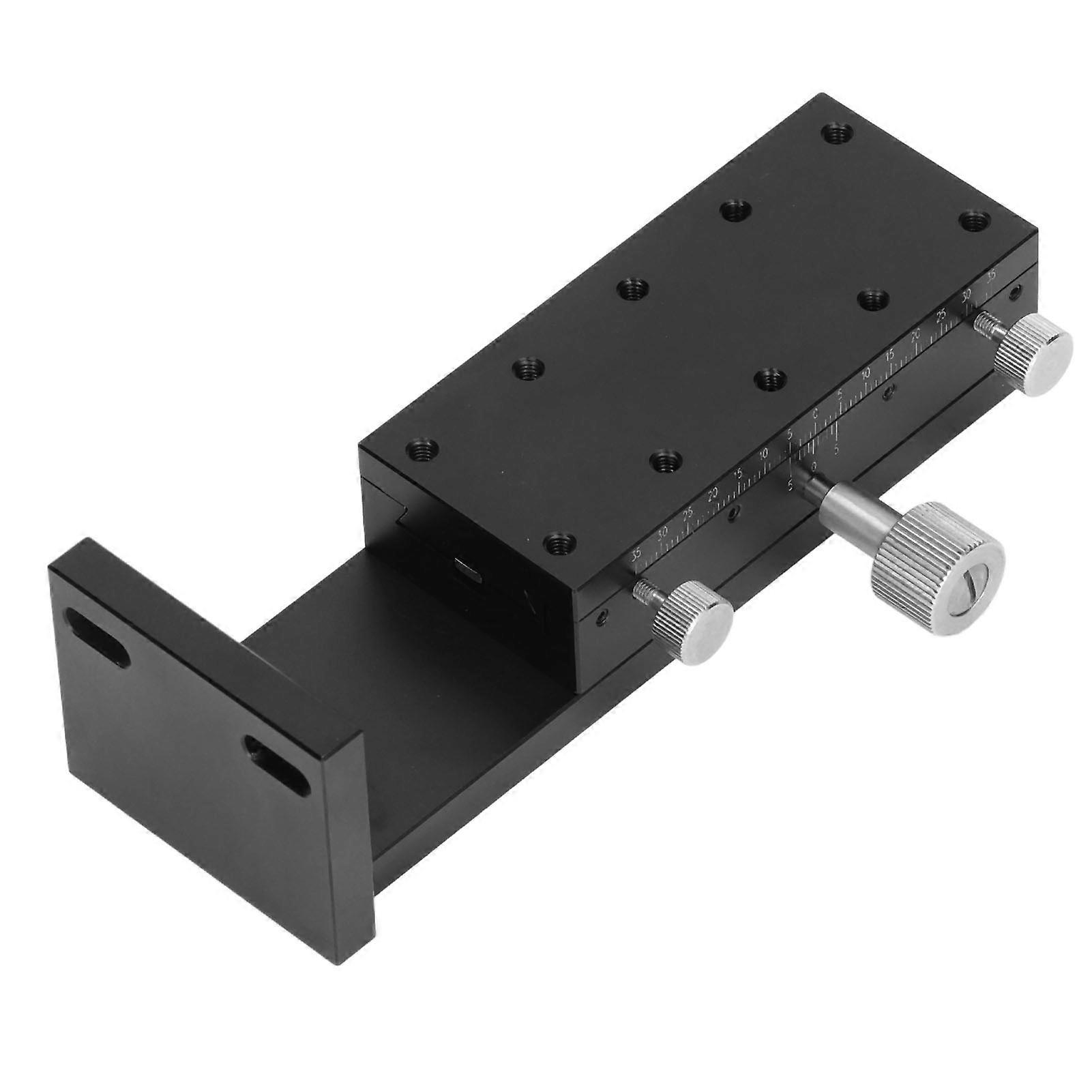 Z Axes Manual Linear Slide Stage High Accuracy Gear Type Knob Control Sliding Table with Scale 90x40mm