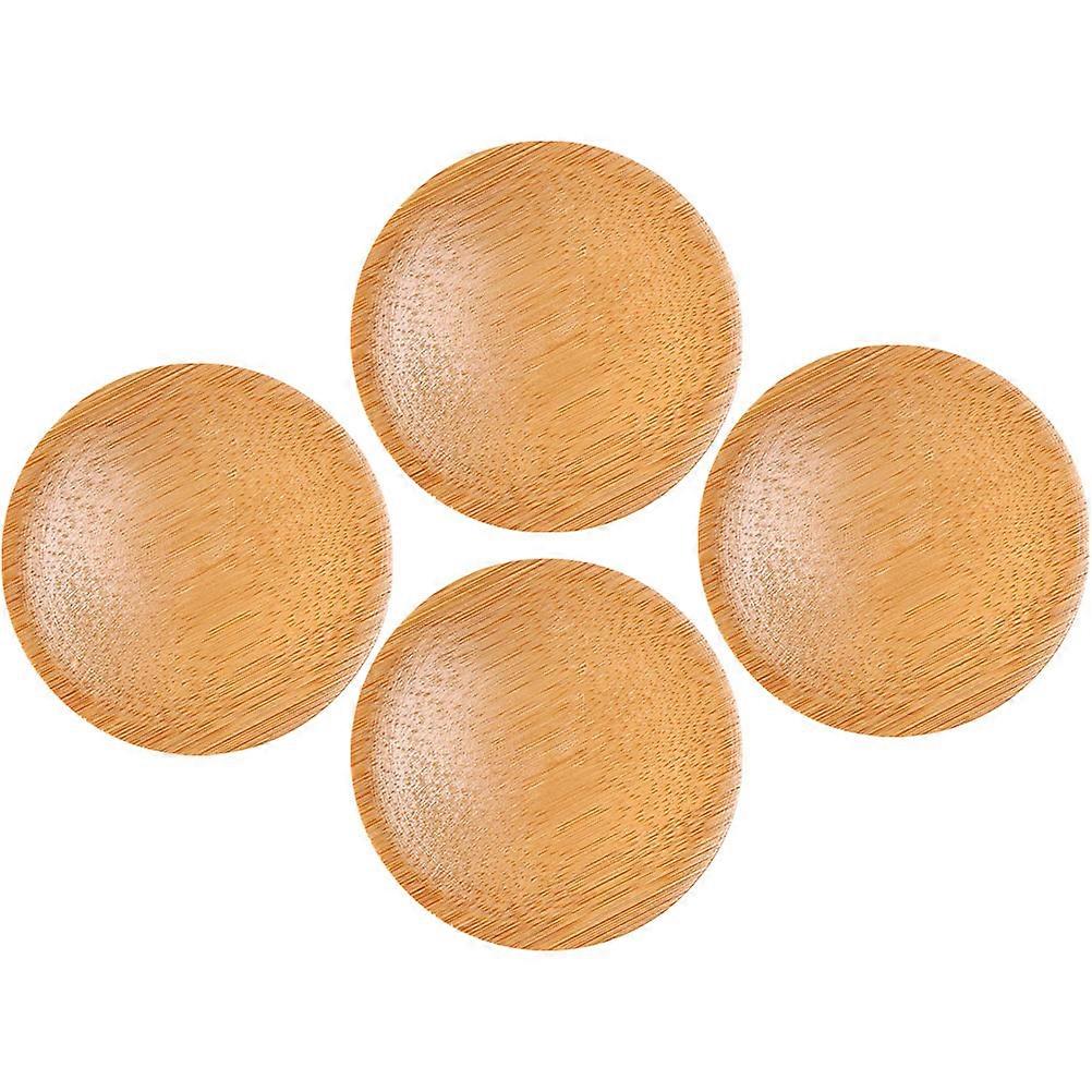 Coaster Round Shape Protective Table Decorative 4Pcs