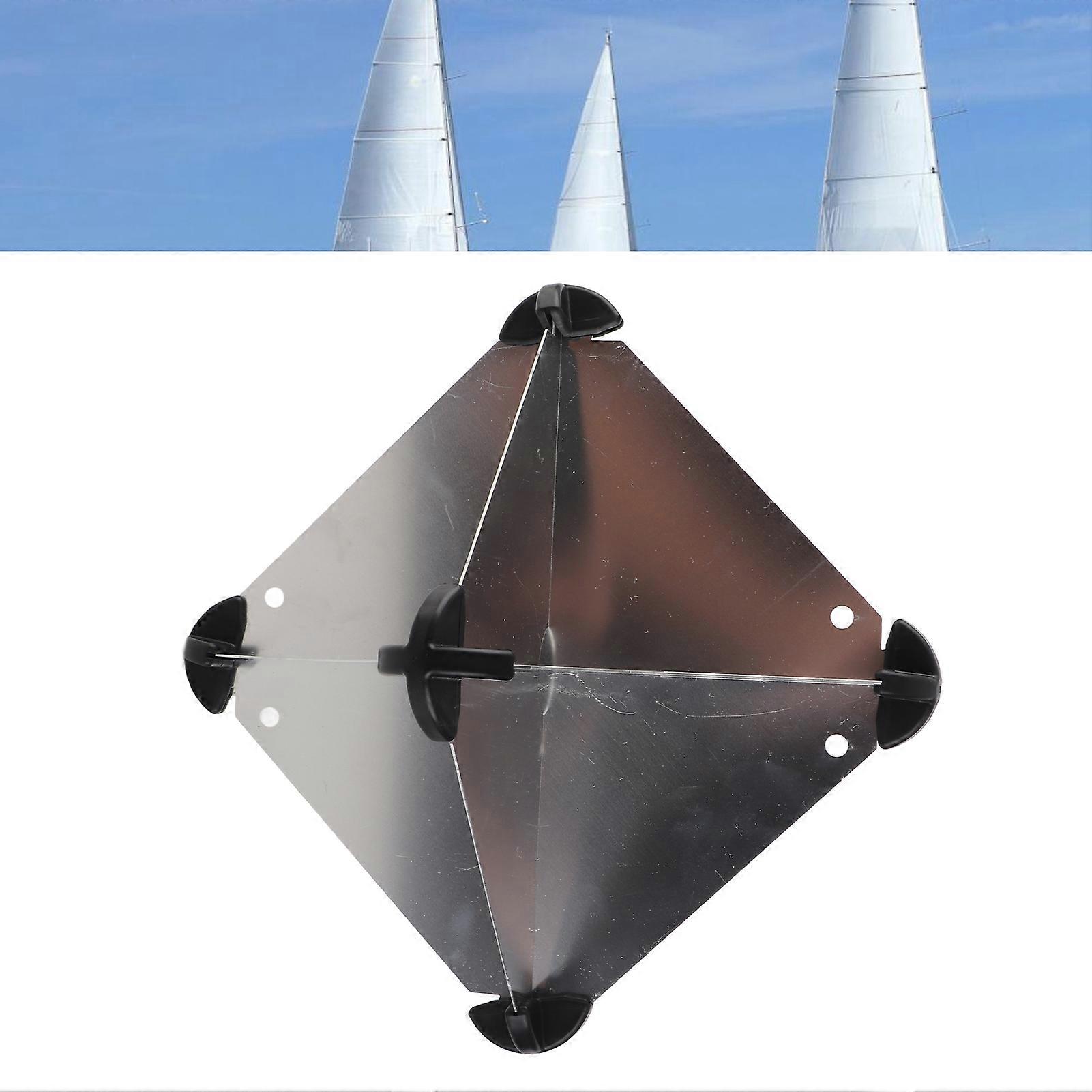 10pcs octaédrico tipo refletores de radar de alumínio 12x12 polegadas para veleiros lancha