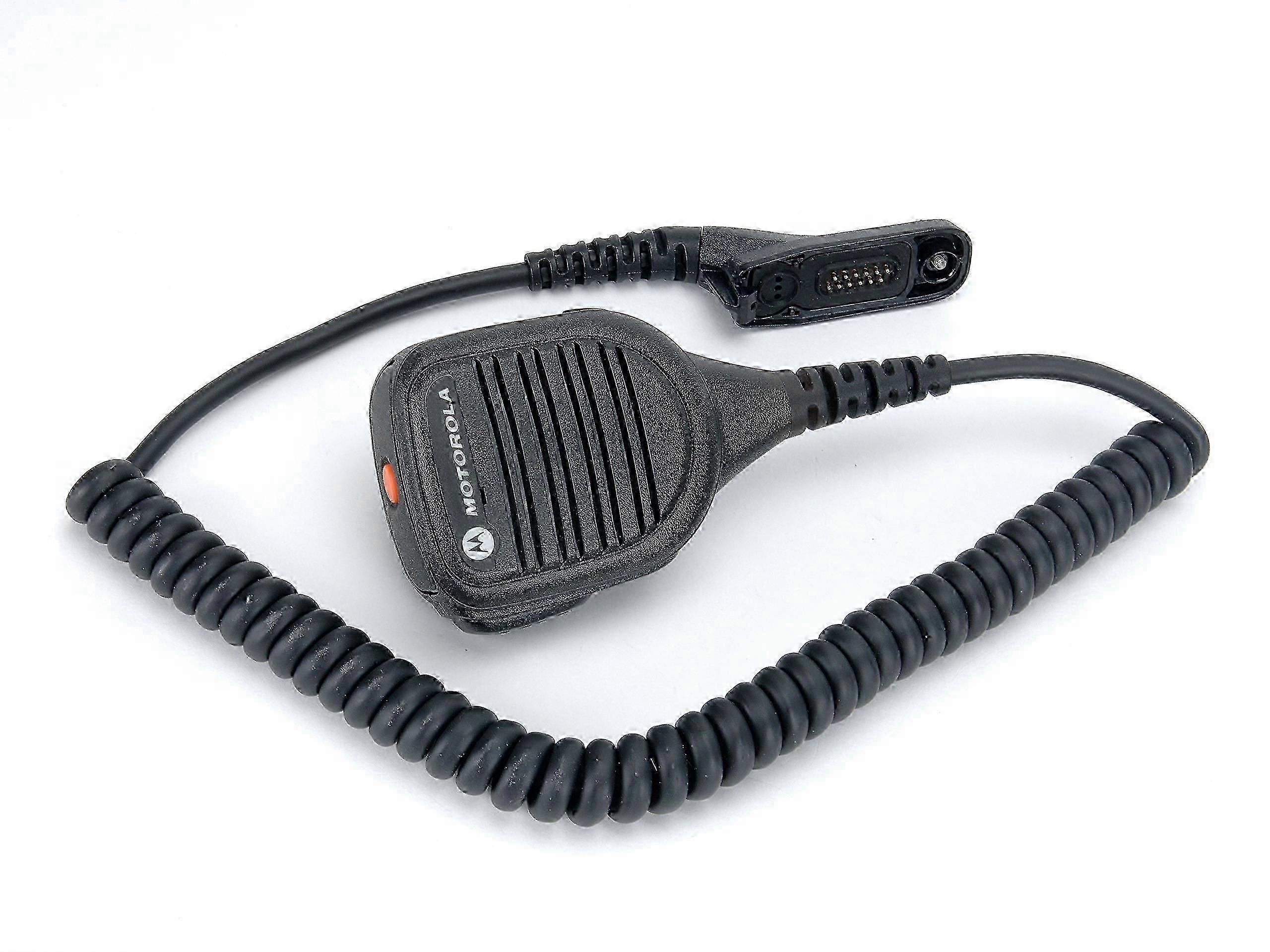 Motorola PMMN4025A Remote Speaker Mic with Impres Audio for Two-Way Radios (Black)