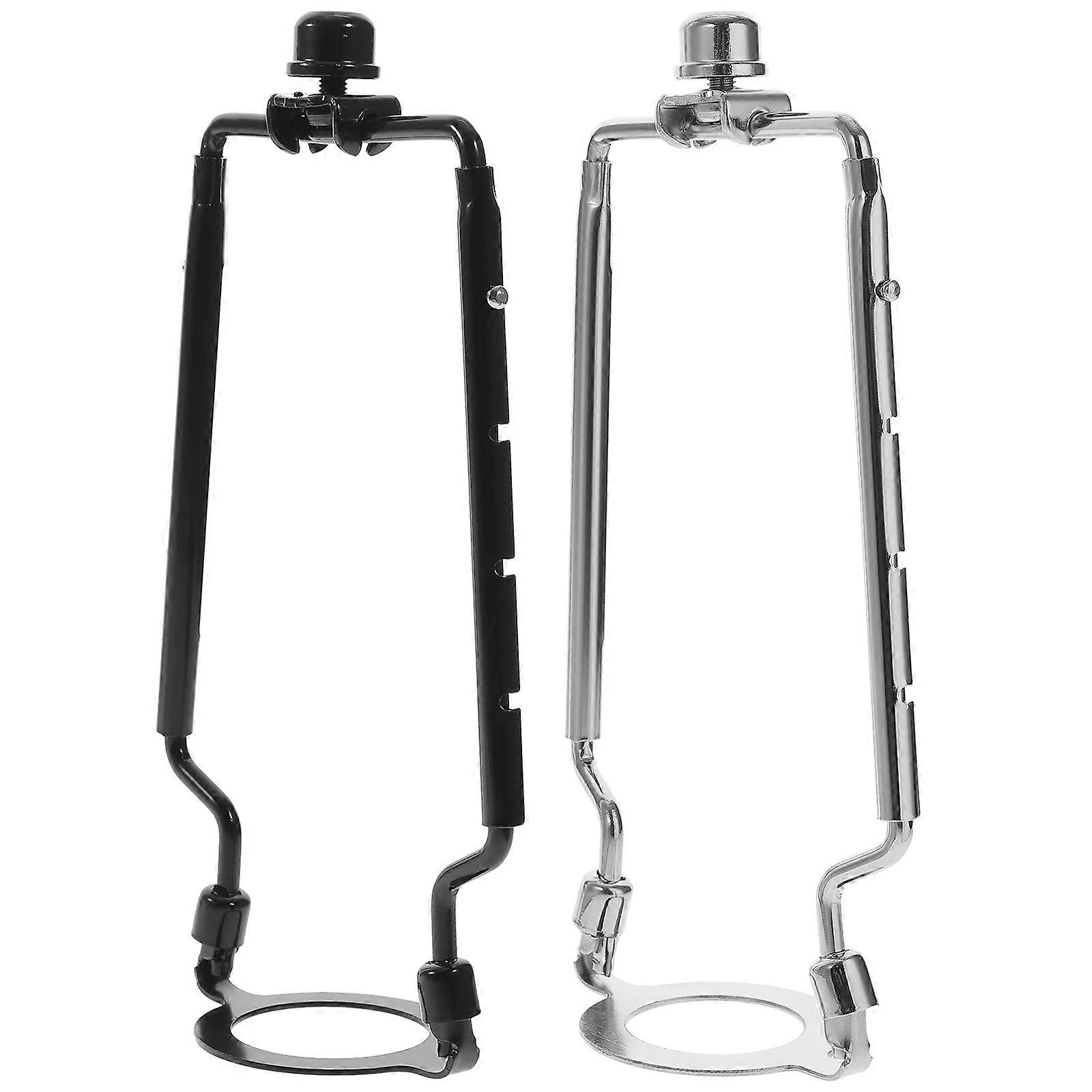 Bracket For Floor Lamp Durable Lampshade Holder DIY Lighting Metal 8.7×3.9×0.3in 2 Sets