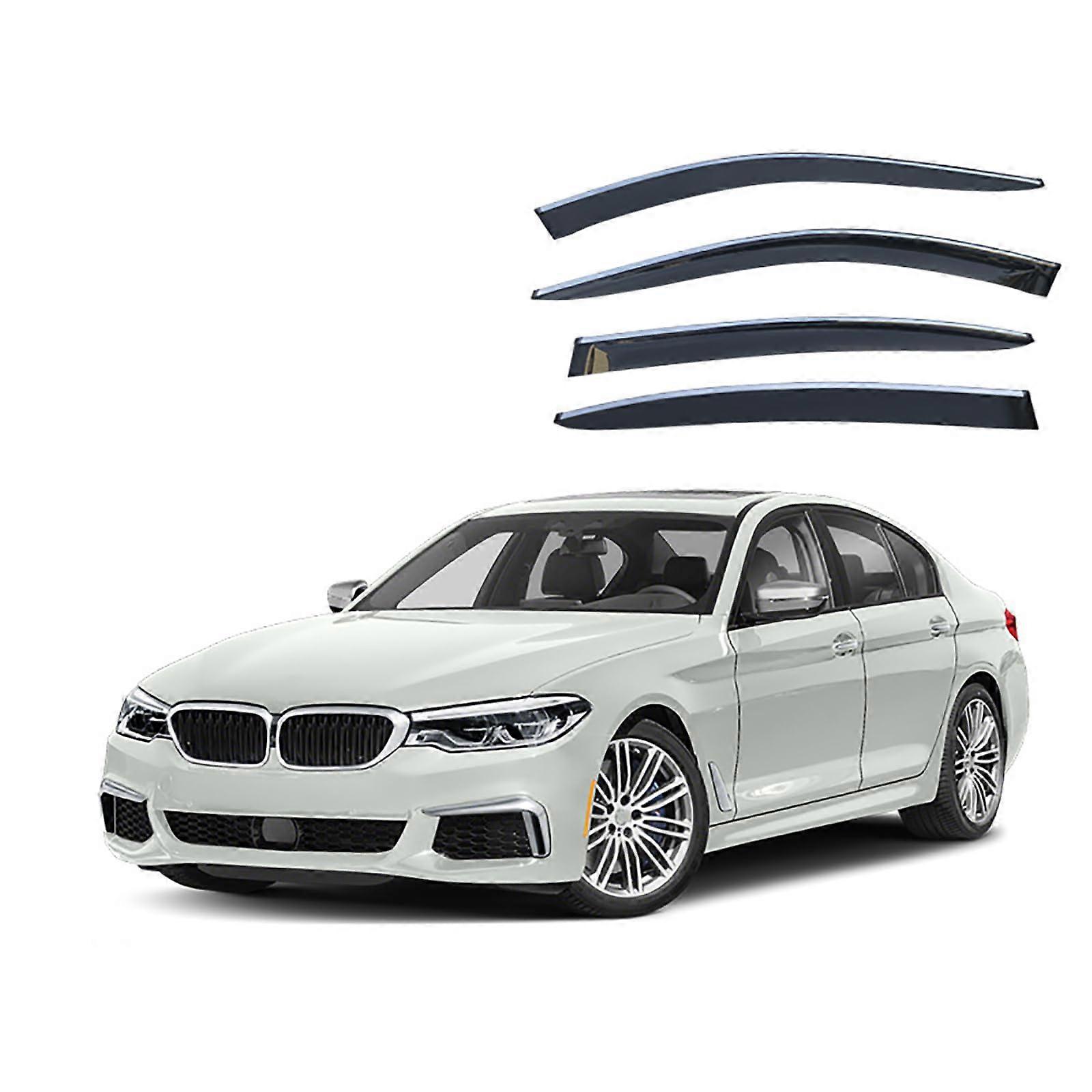 Side Window Deflectors, 4-Piece Weather Shield, Wind Guard, Modified Exterior Accessories for BMW 5 Series i MK7-G30 2017-2023